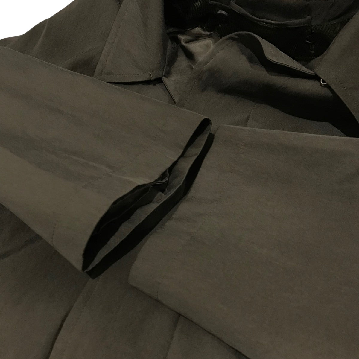 A．PRESSE(アプレッセ) 【Lining Detachable Silk Coat】シルクステン
