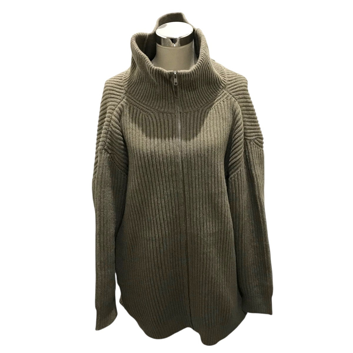MM6 Maison Margiela 25AWウールブレンド ジップアップニットS62AN0158 古着・中古-1枚目のアイテム画像