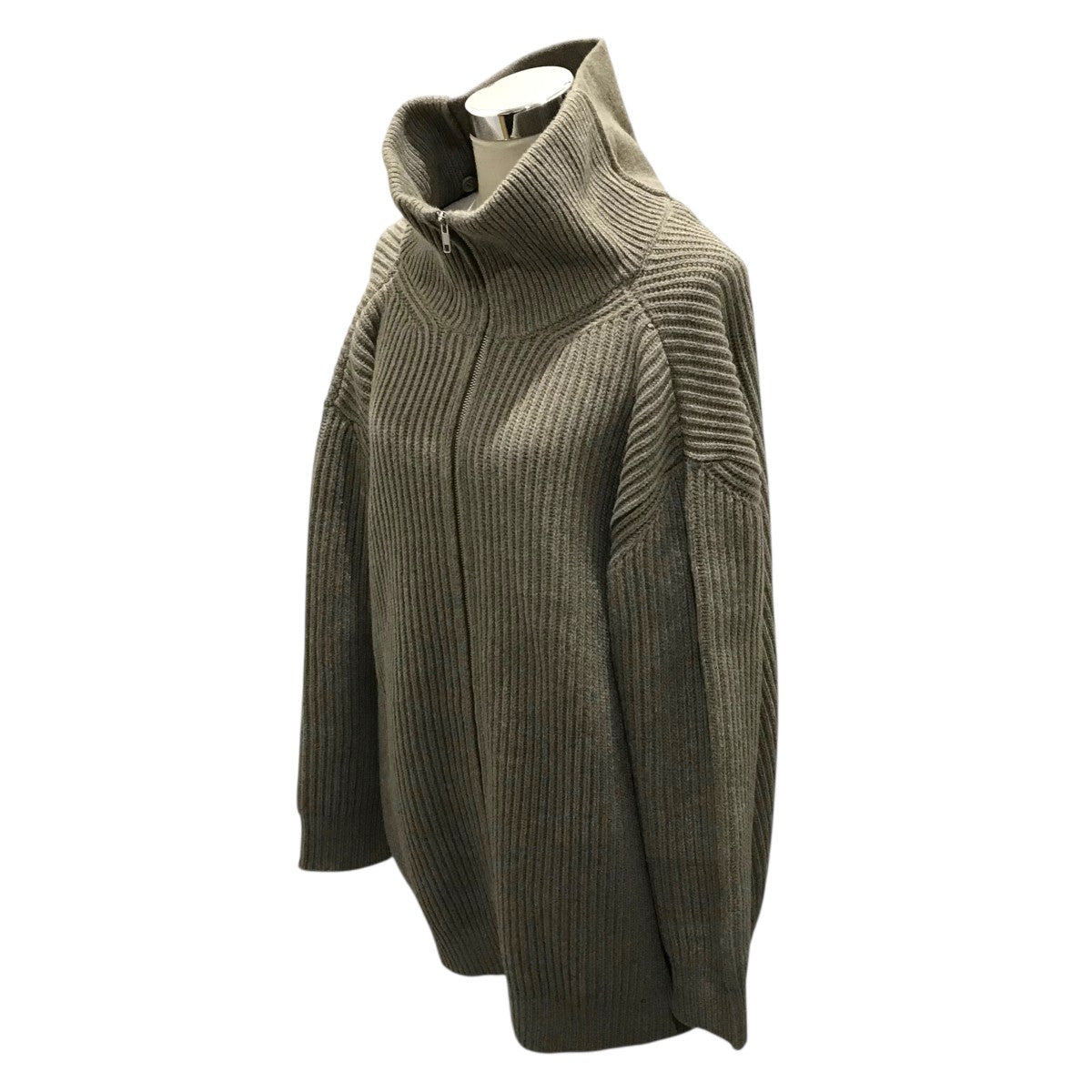 MM6 Maison Margiela 25AWウールブレンド ジップアップニットS62AN0158 古着・中古-3枚目のアイテム画像