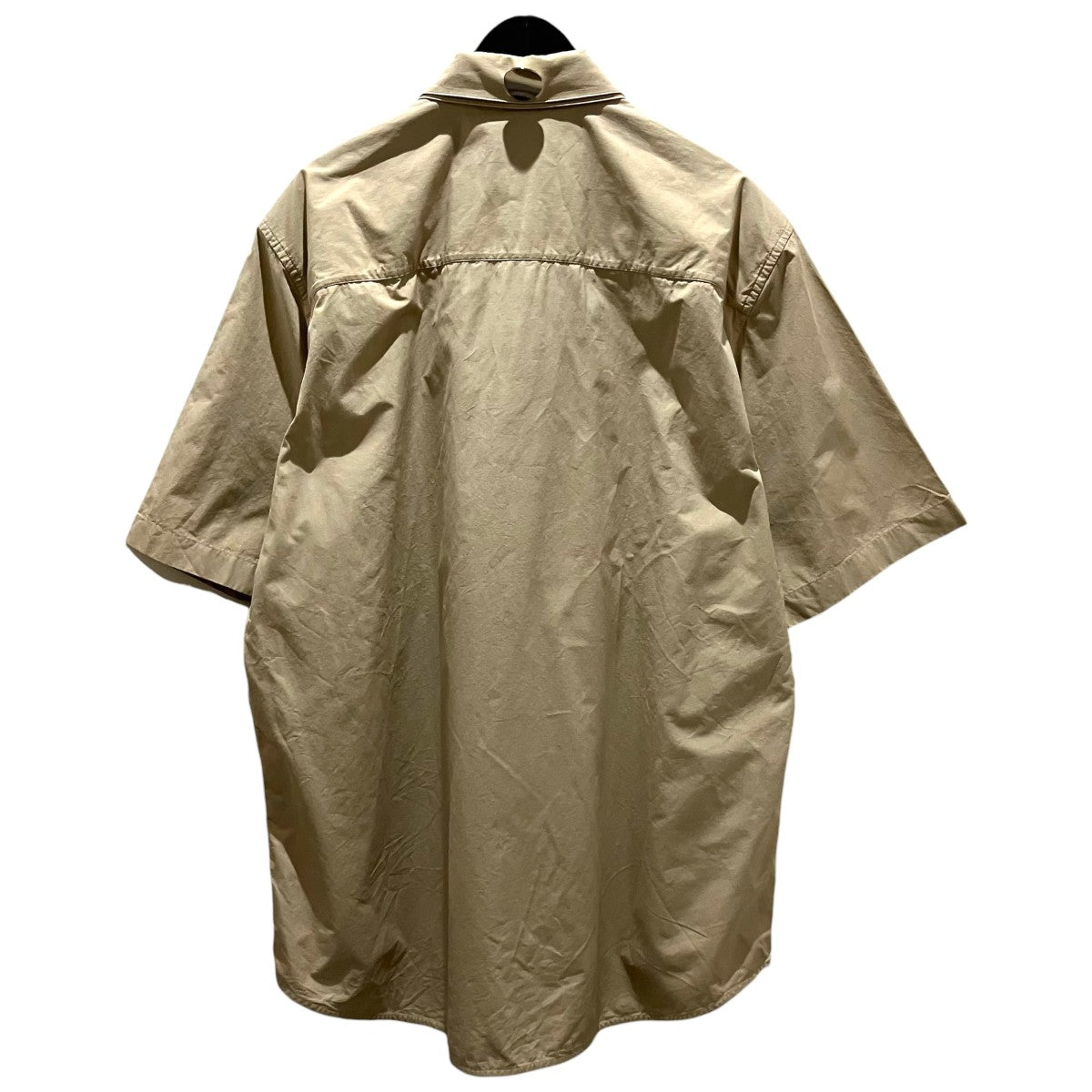 JIL SANDER 24SSダブルレイヤーコットンポプリン半袖シャツJ21DL0171 古着・中古-2枚目のアイテム画像