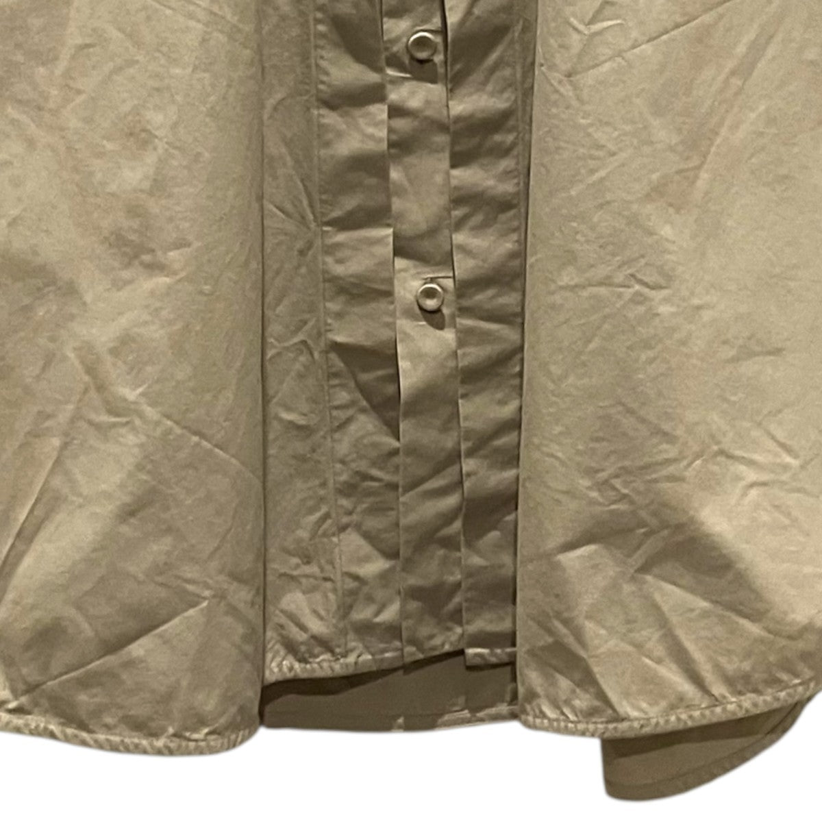 JIL SANDER 24SSダブルレイヤーコットンポプリン半袖シャツJ21DL0171 古着・中古-4枚目のアイテム画像