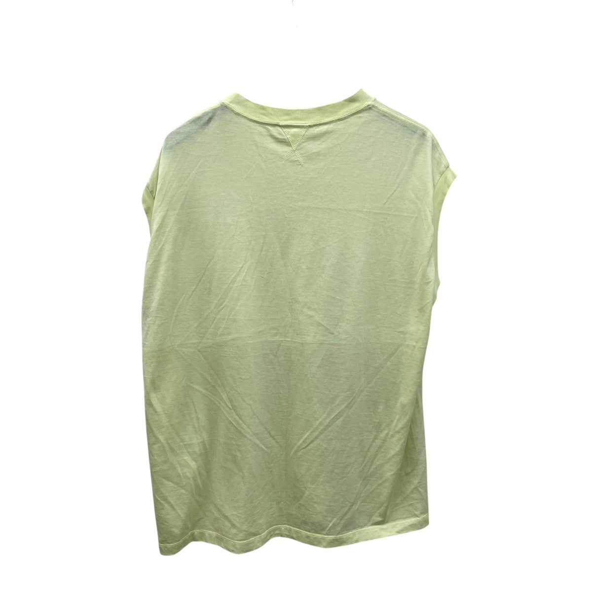 コットンクルーネック 刺繍ノースリーブTシャツ7917-222-0041