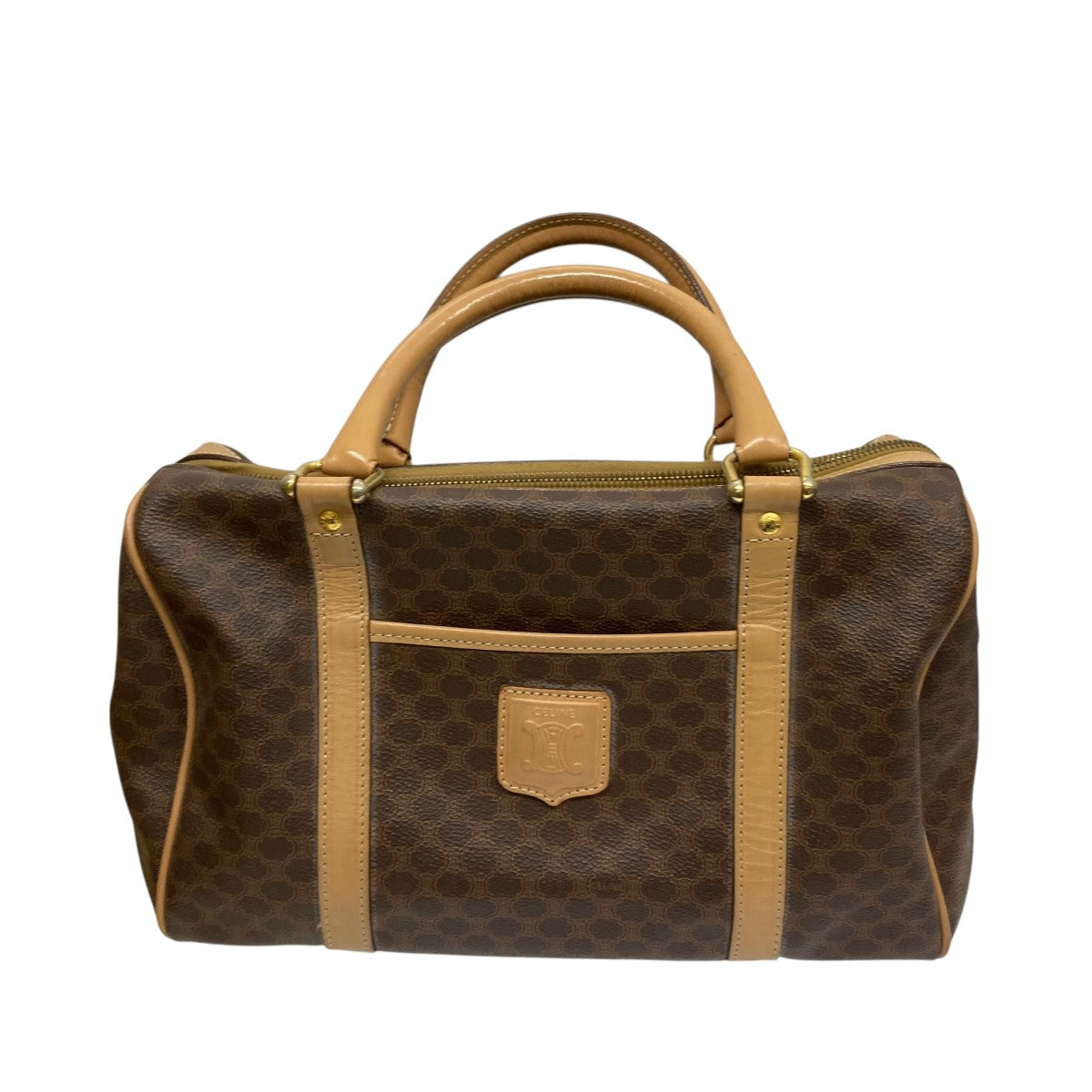 CELINE マカダム柄ミニボストンバッグ 古着・中古-1枚目のアイテム画像