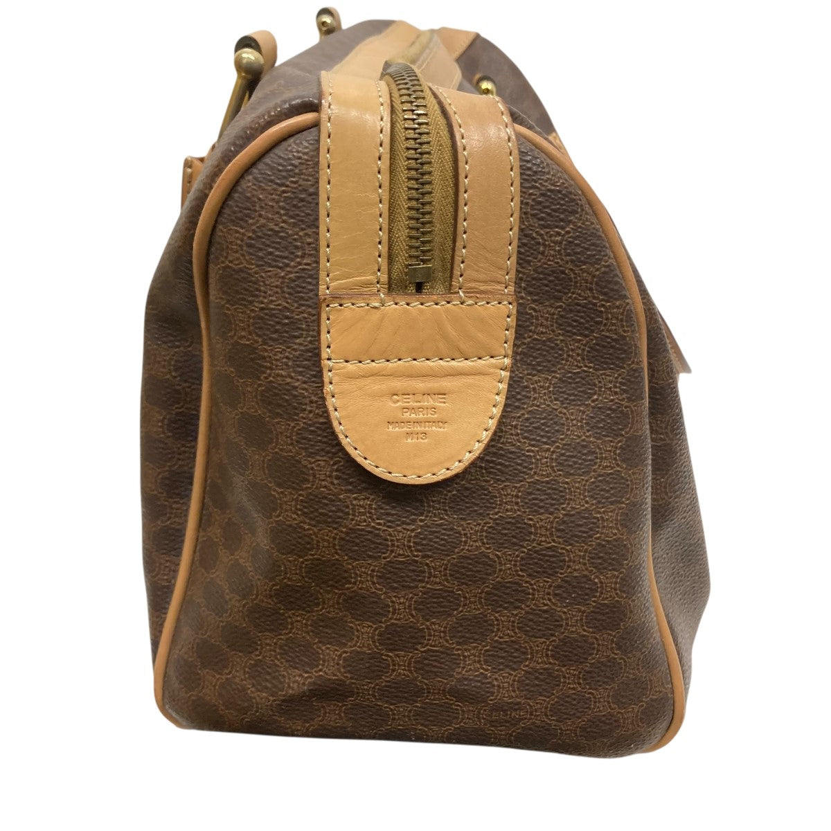 CELINE マカダム柄ミニボストンバッグ 古着・中古-3枚目のアイテム画像