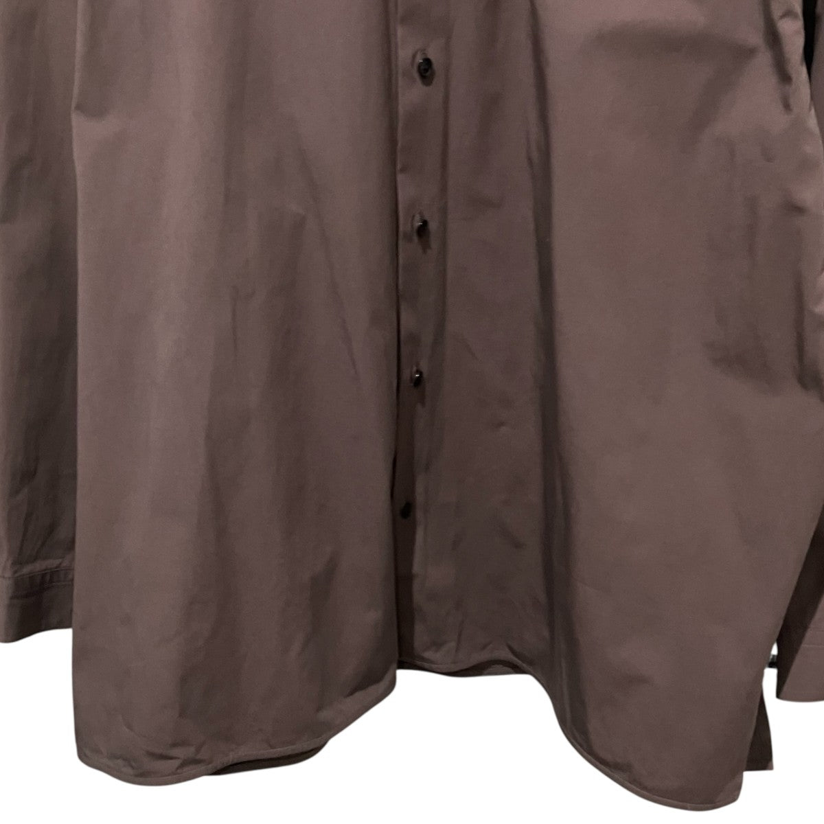 NONNOTTE 【Clear Heavy Broadcloth Oversized Shirt】シャツジャケットN-24A-001 古着・中古-4枚目のアイテム画像