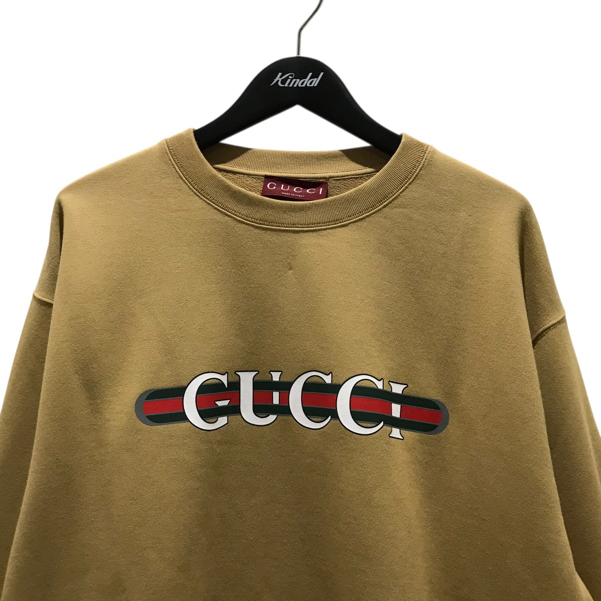 GUCCI(グッチ) ロゴスウェット784413 784413 ベージュ サイズ XL