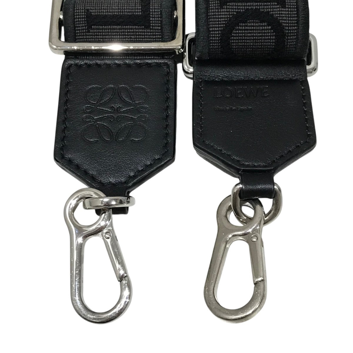 LOEWE(ロエベ) アナグラムストラップショルダーストラップ ブラック