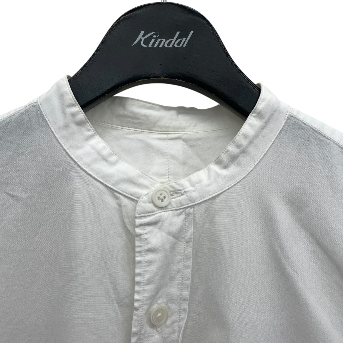 COMOLI スタンドカラーシャツ15S-02002 古着・中古-3枚目のアイテム画像