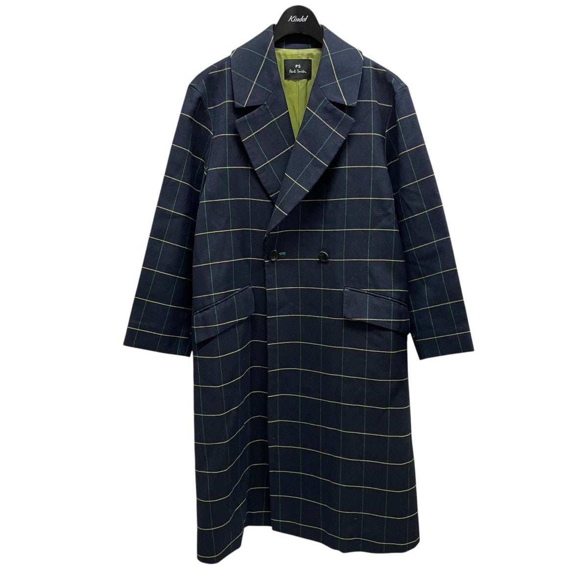 Paul smith ポールスミス　チェックドット　チェスターコート　L PS Paul Smith(ピーエスポールスミス) チェックチェスターコート448656