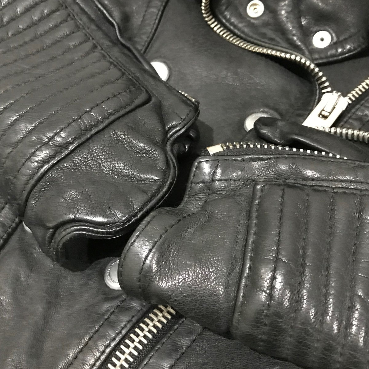 BURBERRY PRORSUM(バーバリープローサム) レザーバイカージャケット