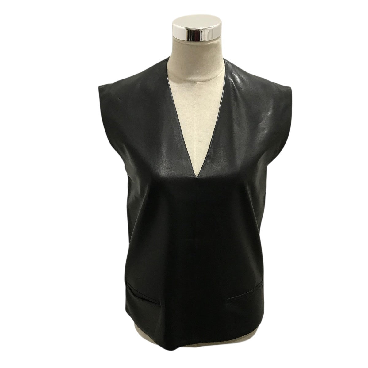 CELINE(セリーヌ) フィービー期レザーベスト20P844421 20P844421