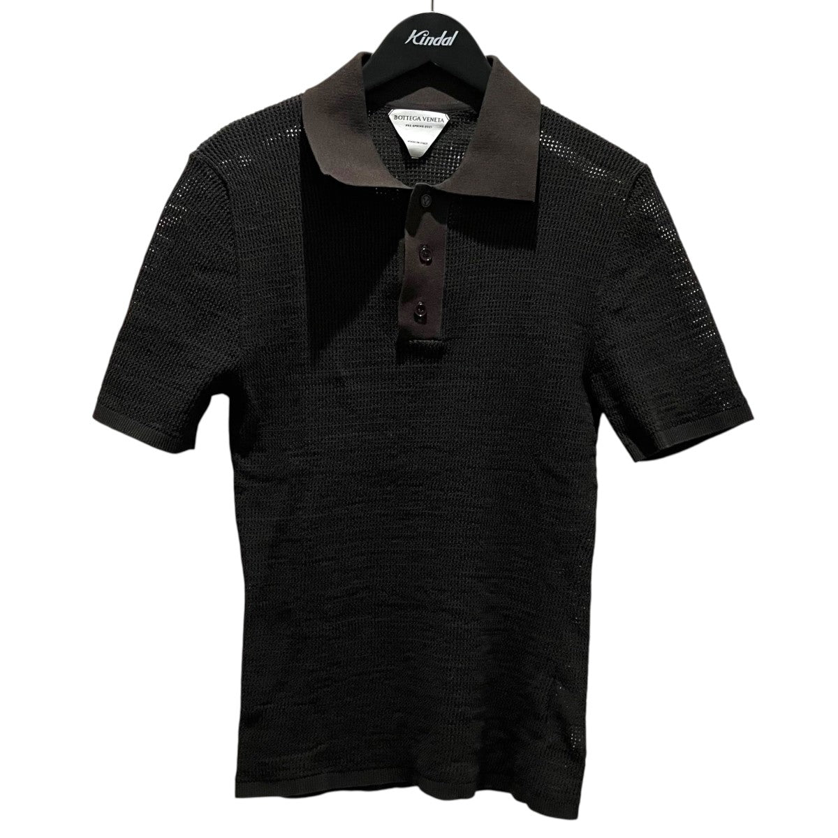 BOTTEGA VENETA 21SSメッシュポロシャツ647177 古着・中古-1枚目のアイテム画像