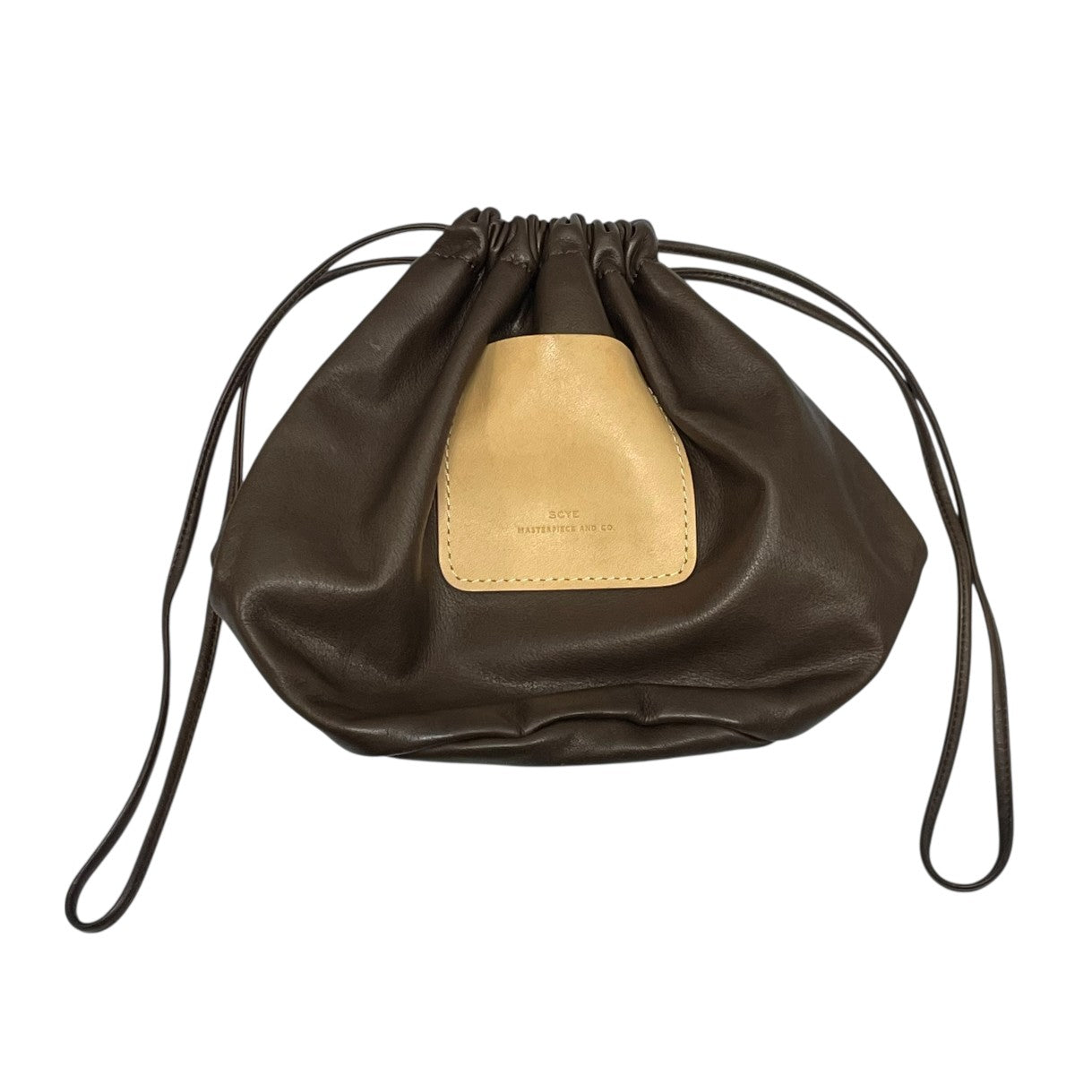 SOFT LEATHER DRAWSTRING BAG巾着バッグ
