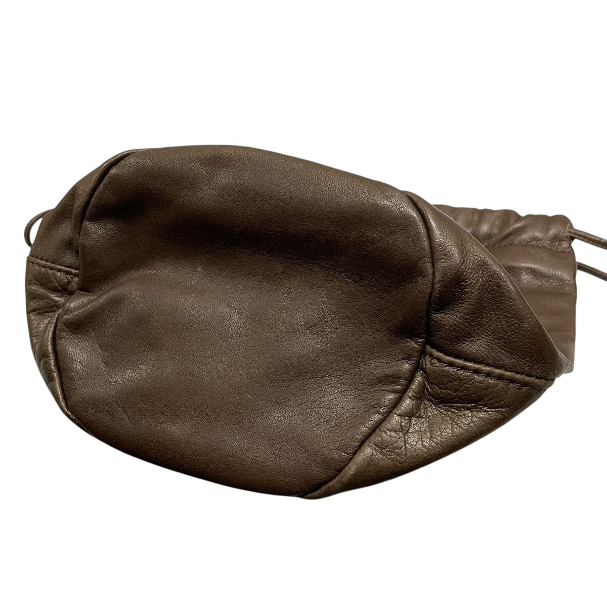 SOFT LEATHER DRAWSTRING BAG巾着バッグ