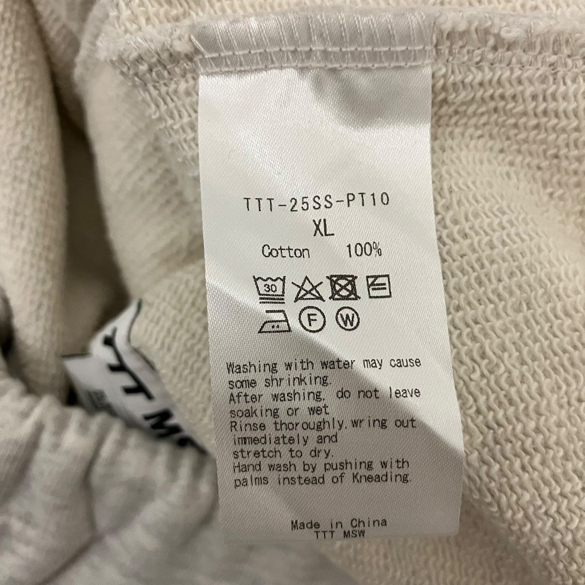 TTT MSW(ティーモダンストリートウエア) 25SSPT10 ttt logo sweat