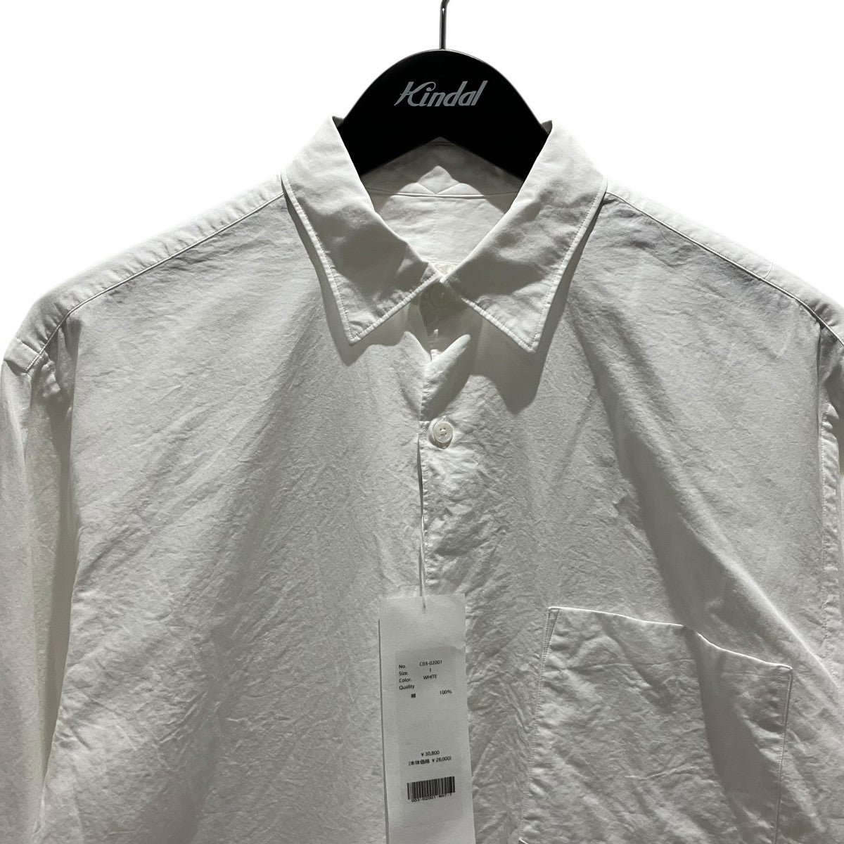 COMOLI コモリシャツC03-02001 古着・中古-3枚目のアイテム画像