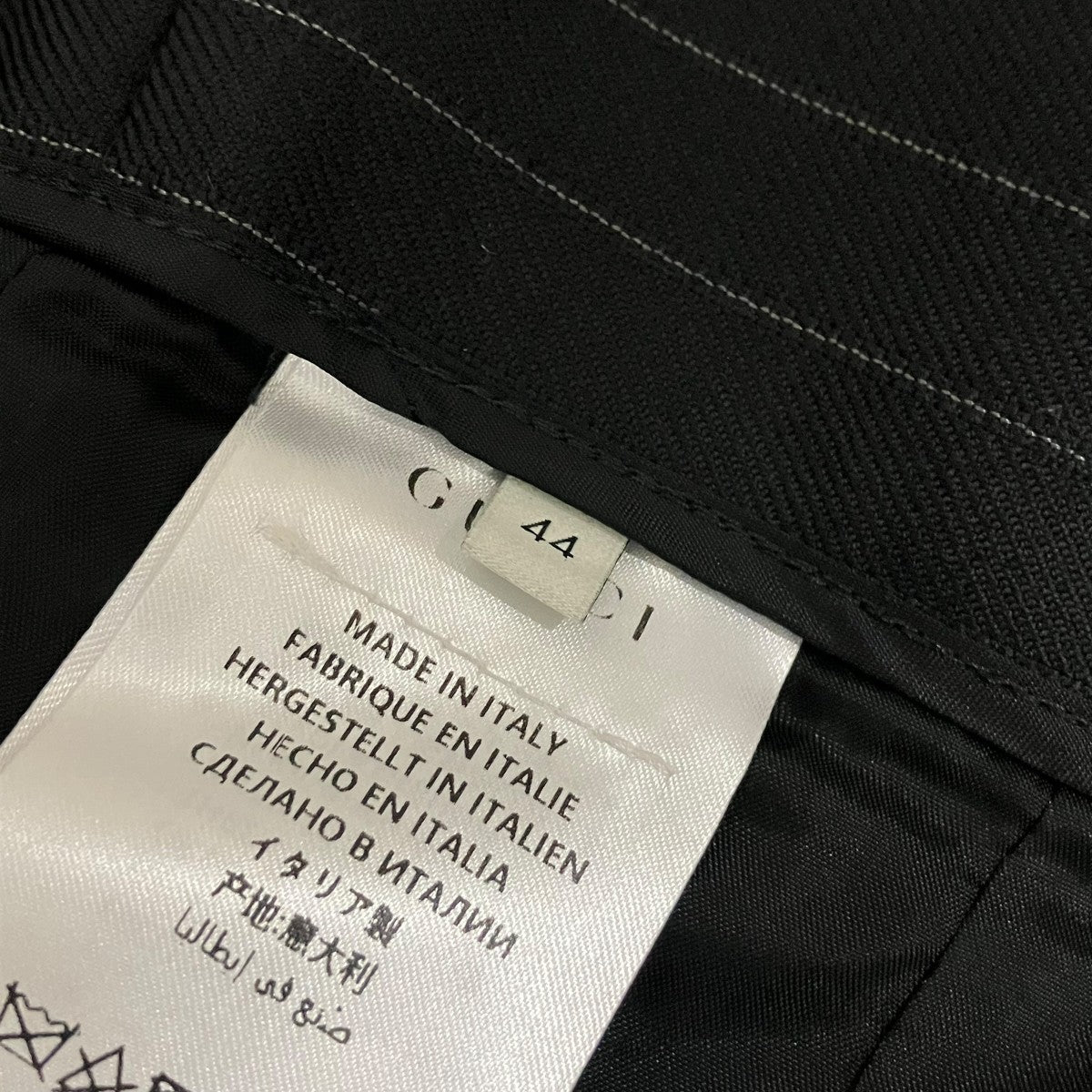 GUCCI(グッチ) トラウザーパンツ586828 586828 ブラック サイズ 44