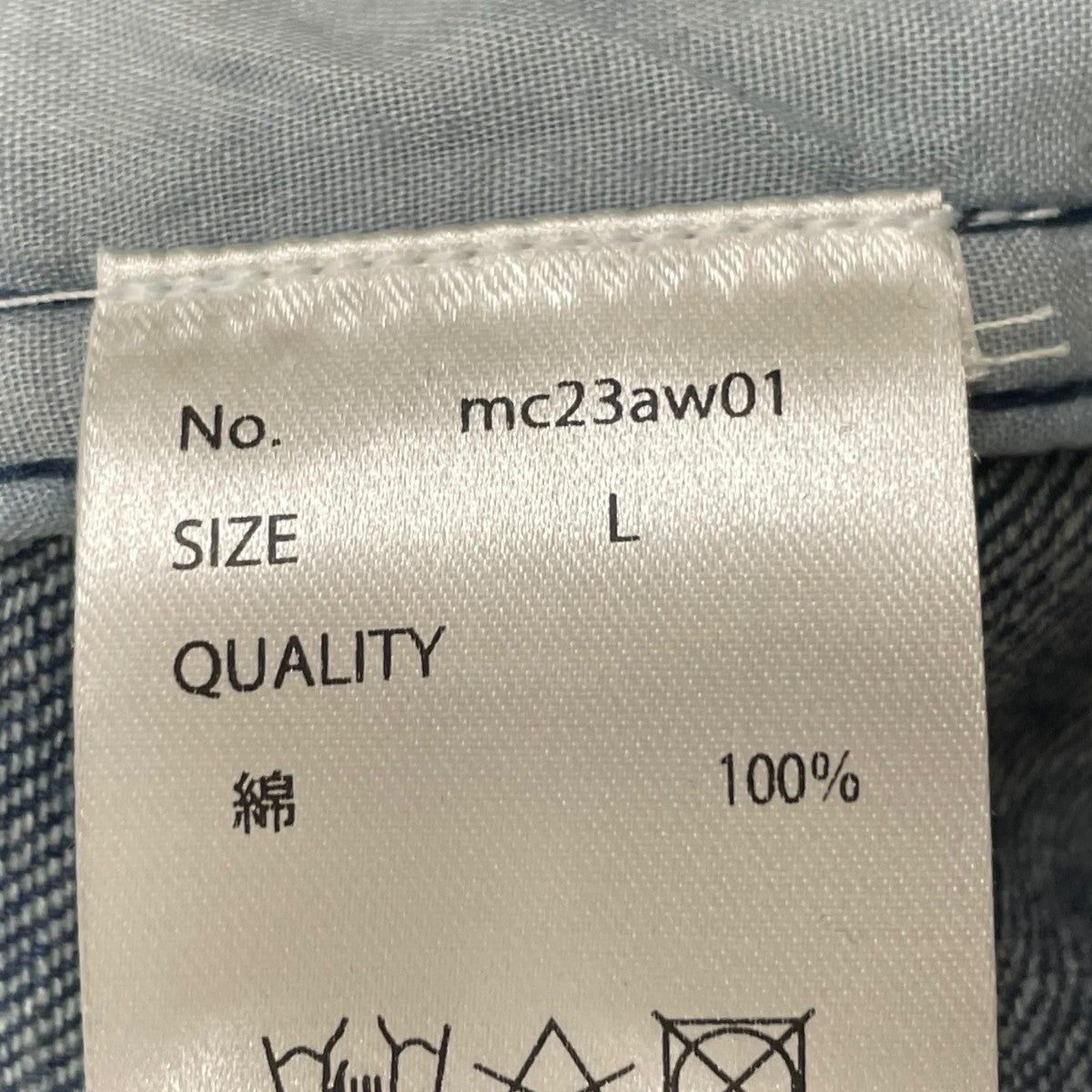 デニムパンツmc23aw01