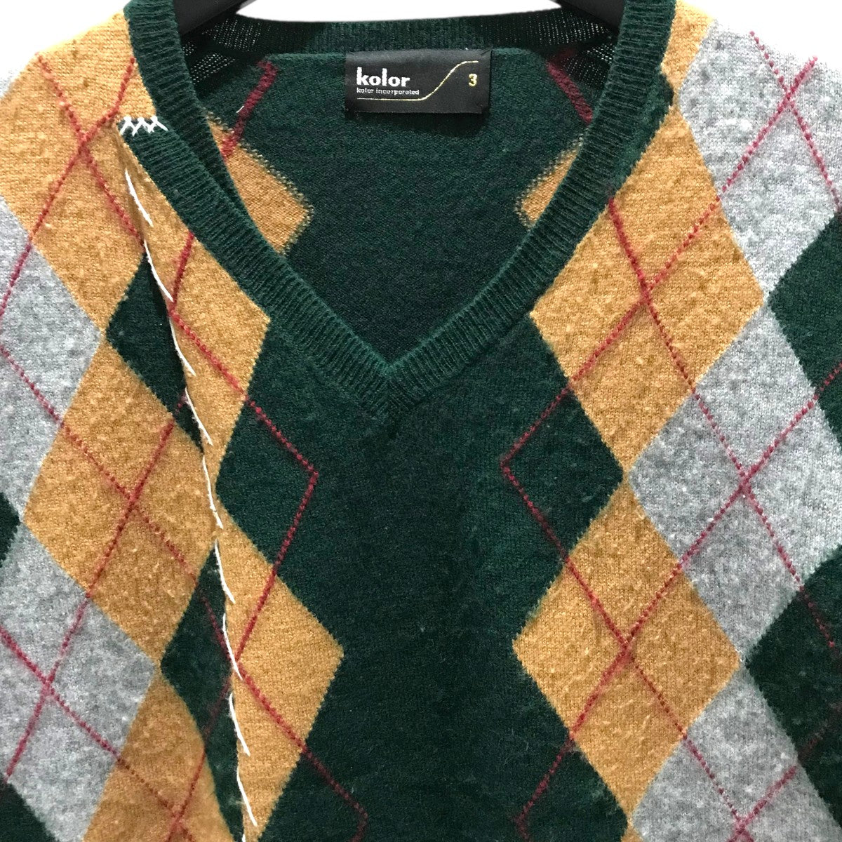 KOLOR 25AWアーガルニット25WCM-N10308 古着・中古-3枚目のアイテム画像