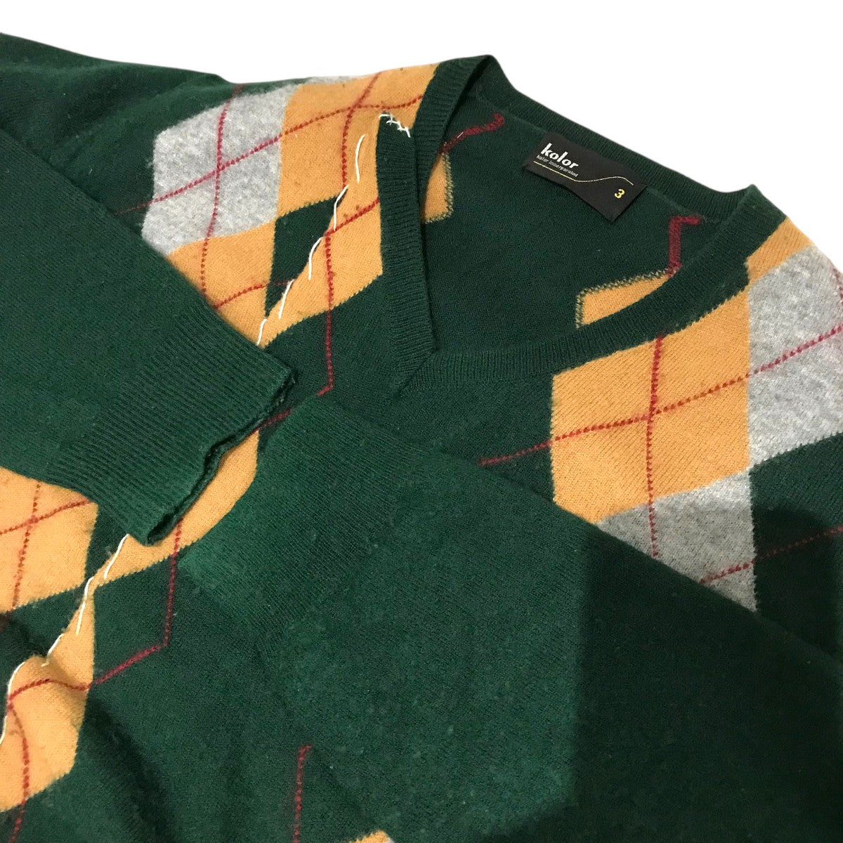 KOLOR 25AWアーガルニット25WCM-N10308 古着・中古-5枚目のアイテム画像