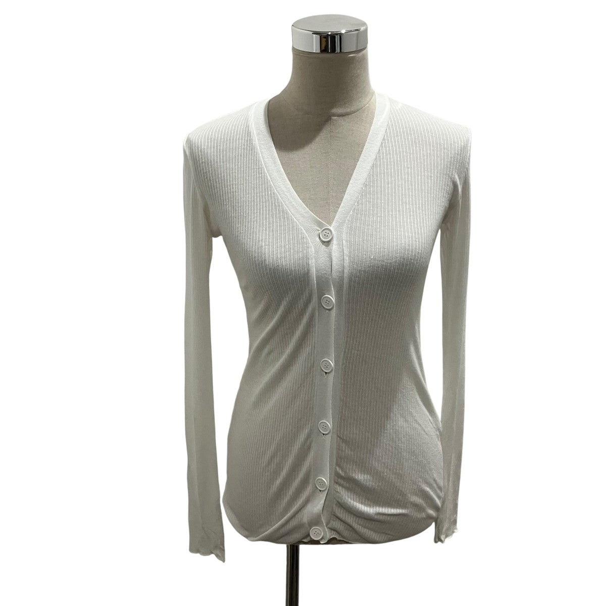【Sheer rib V cardigan】リブカーディガンEEK-04080-4