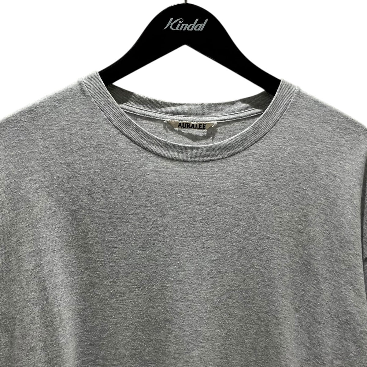 AURALEE 【SEAMLESS CREW NECK TEE 】シームレスクルーネックTシャツA00T01ST 古着・中古-3枚目のアイテム画像