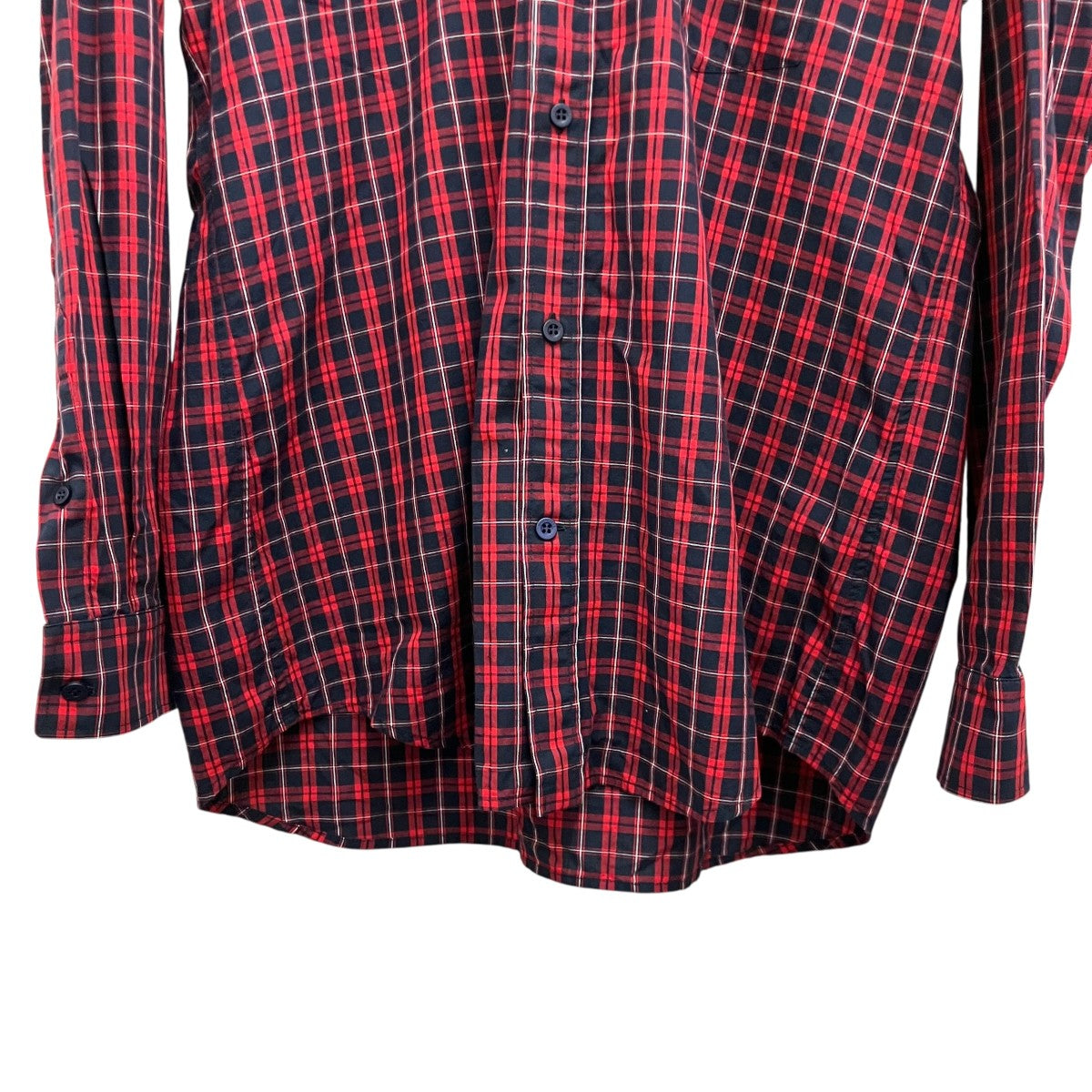 BALENCIAGA チェックシャツ621901 古着・中古-4枚目のアイテム画像