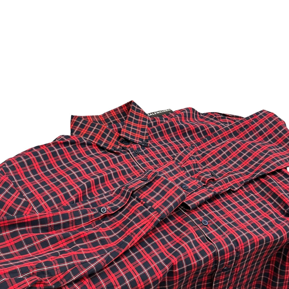 BALENCIAGA チェックシャツ621901 古着・中古-5枚目のアイテム画像