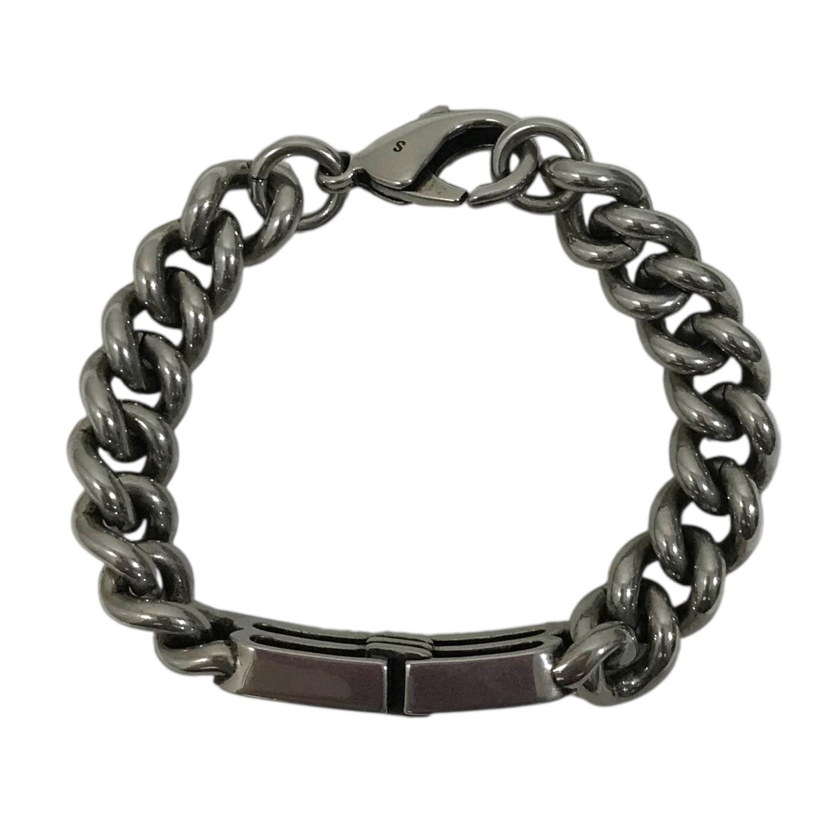 Balenciaga バレンシアガ BB ロゴ チェーンブレスレット【L】 人気品 BALENCIAGA バレンシアガ B LOGO ロゴ チェーン ブレスレット