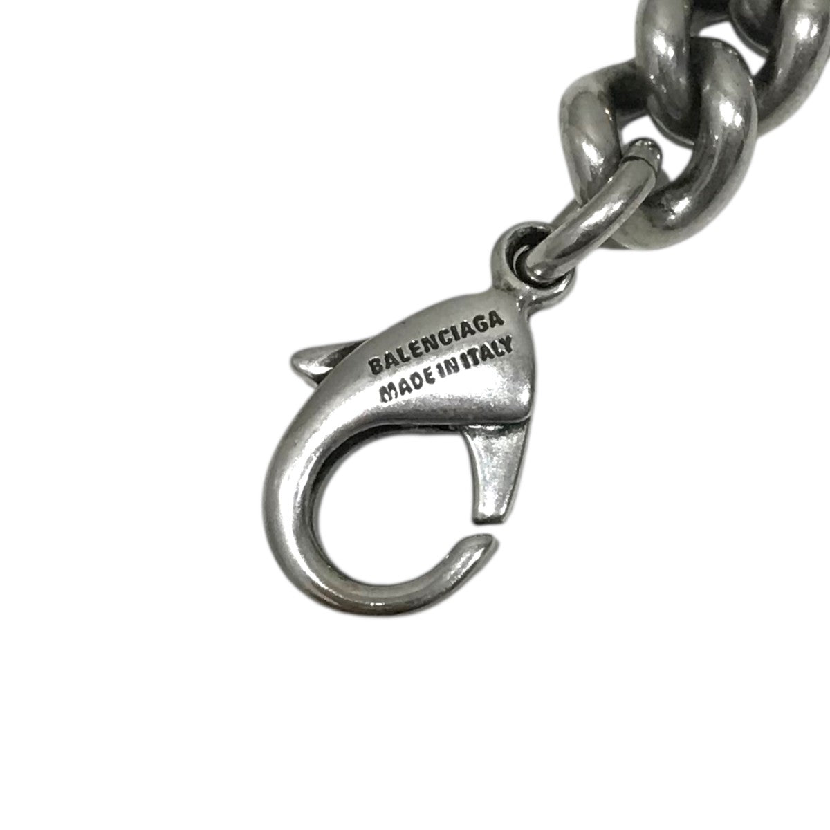 BALENCIAGA(バレンシアガ) BB ICONグルメットネックレス シルバー