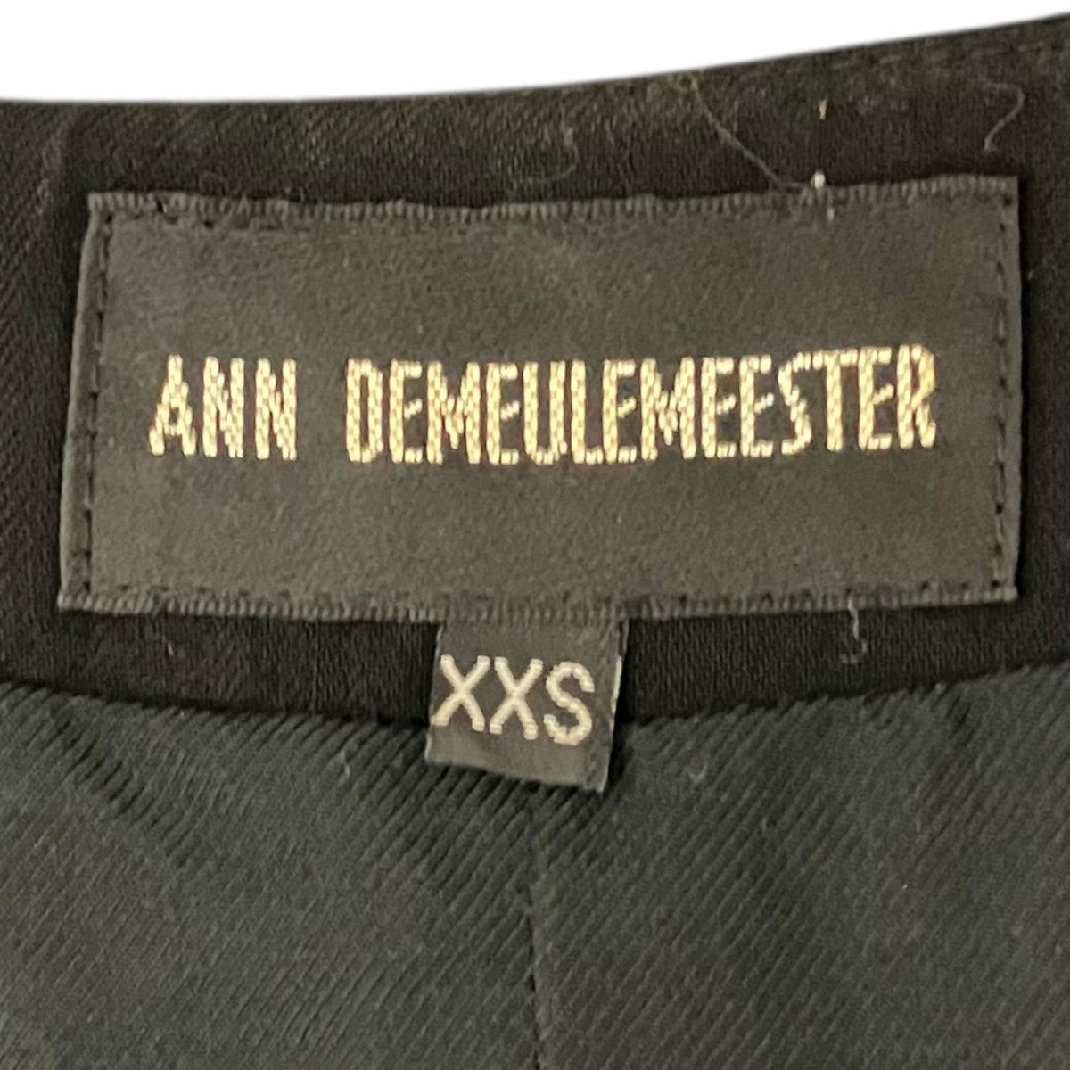 ANN DEMEULEMEESTER(アンドゥムルメステール) ジレ352-01-46117 352-01