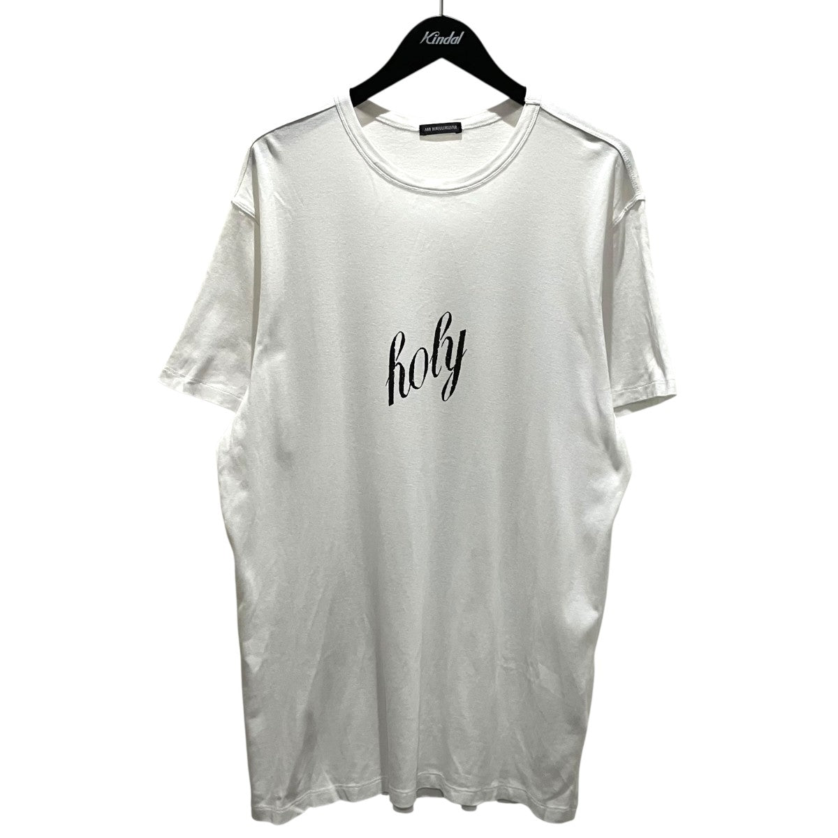 ANN DEMEULEMEESTER holyプリントTシャツ2102-M-JE33-222-002 古着・中古-1枚目のアイテム画像