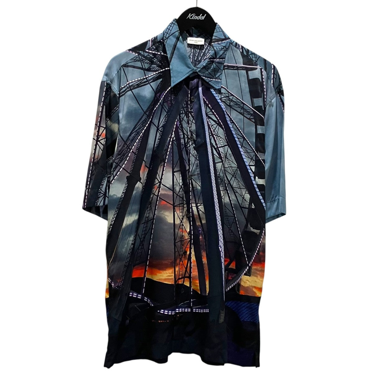 DRIES VAN NOTEN 総柄半袖シャツ 古着・中古-1枚目のアイテム画像