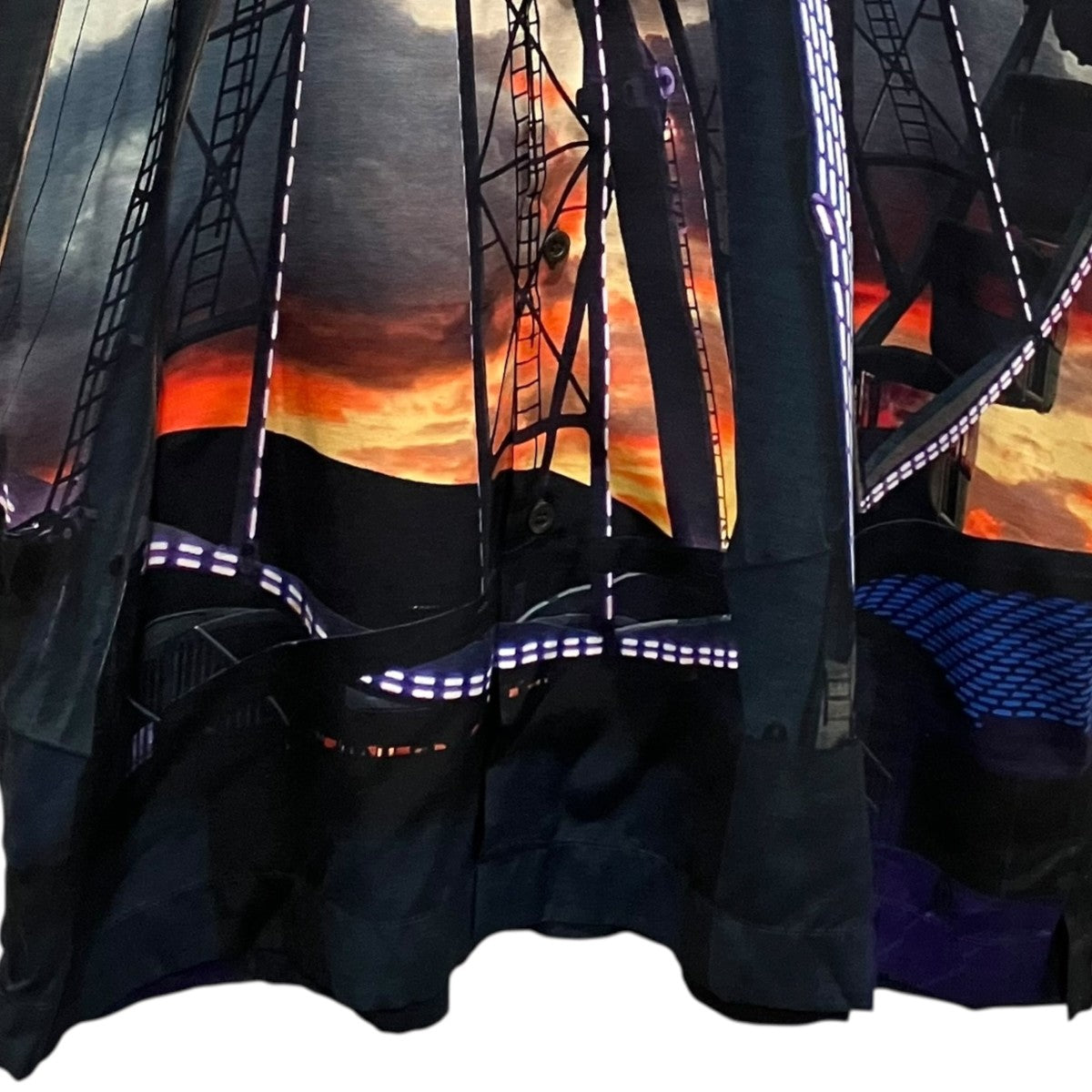 DRIES VAN NOTEN 総柄半袖シャツ 古着・中古-4枚目のアイテム画像