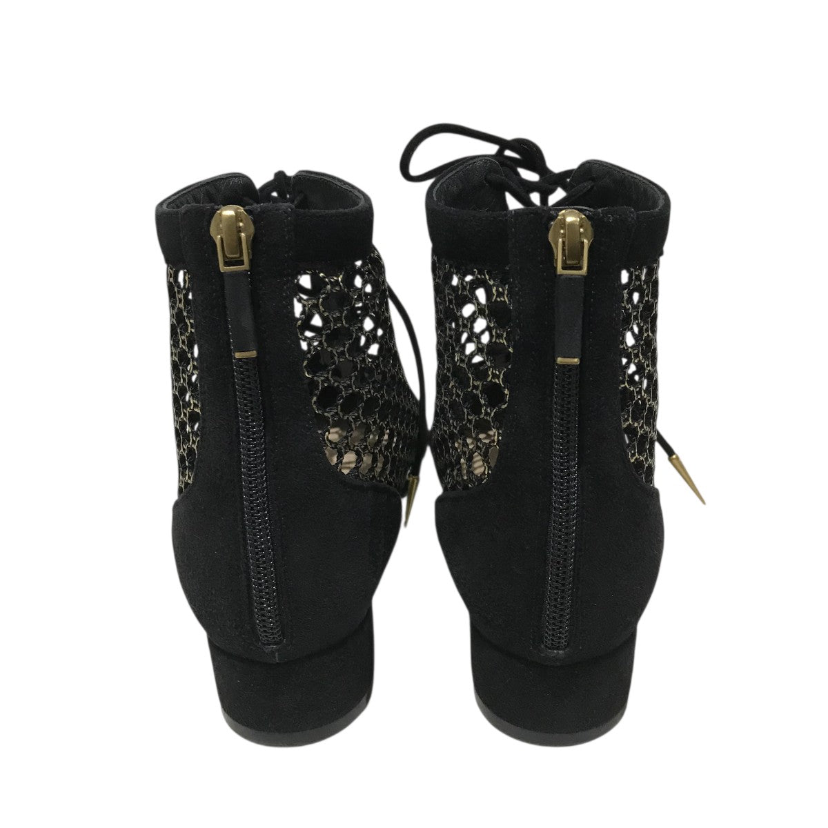 Christian Dior メッシュレースアップブーツ 古着・中古-4枚目のアイテム画像