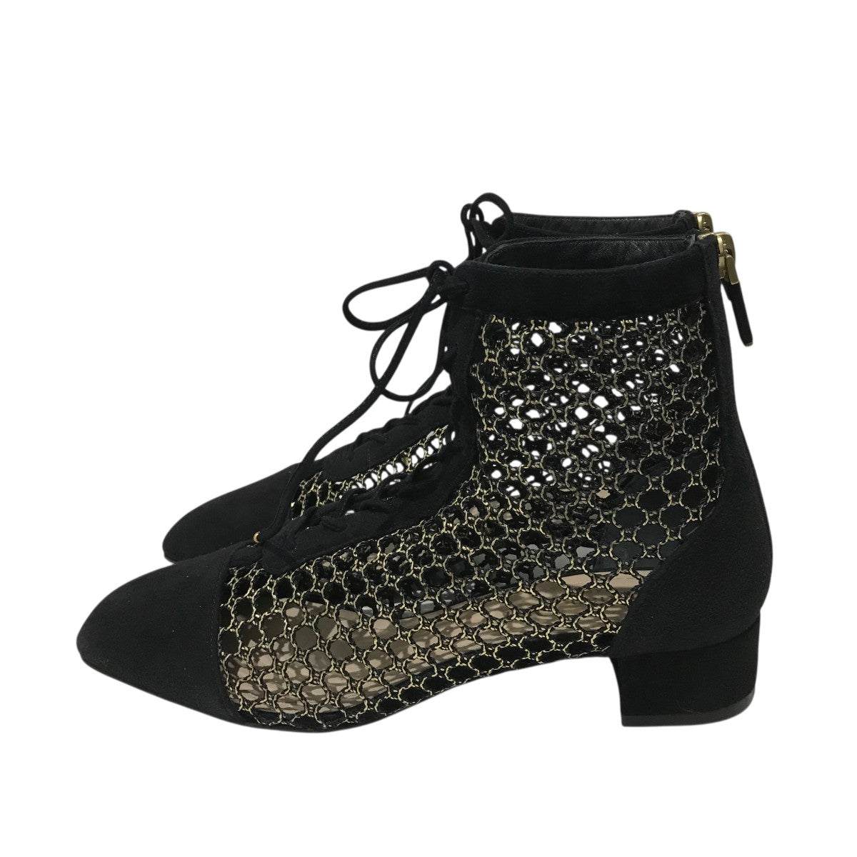 Christian Dior メッシュレースアップブーツ 古着・中古-5枚目のアイテム画像