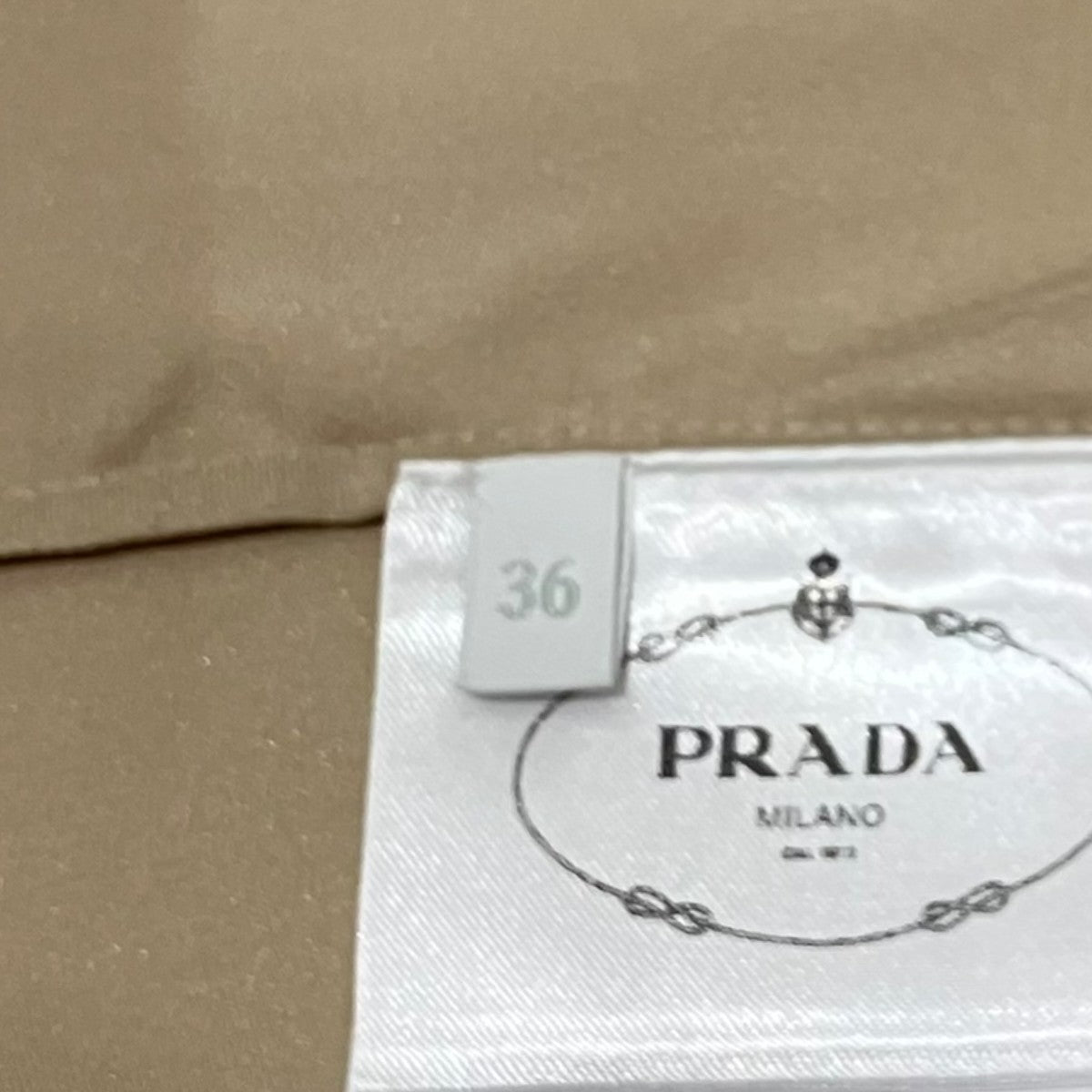 PRADA ロゴサテンキャミソールP952L 古着・中古-6枚目のアイテム画像