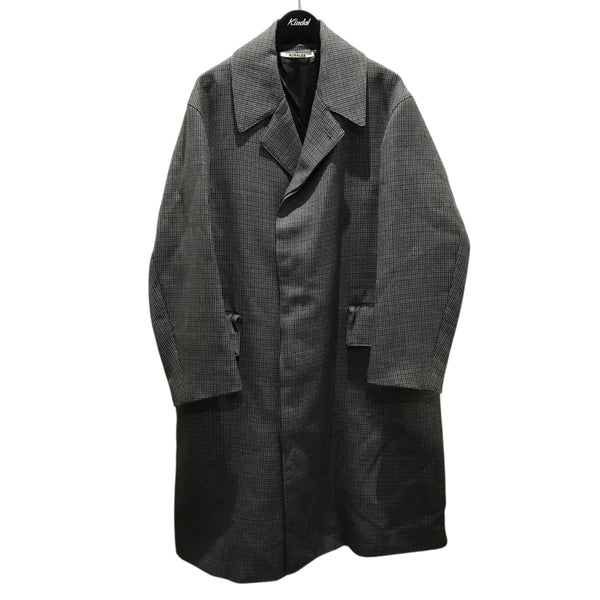 AURALEE(オーラリー) 【DOUBLE FACE CHECK LONG COAT】ダブルフェイス