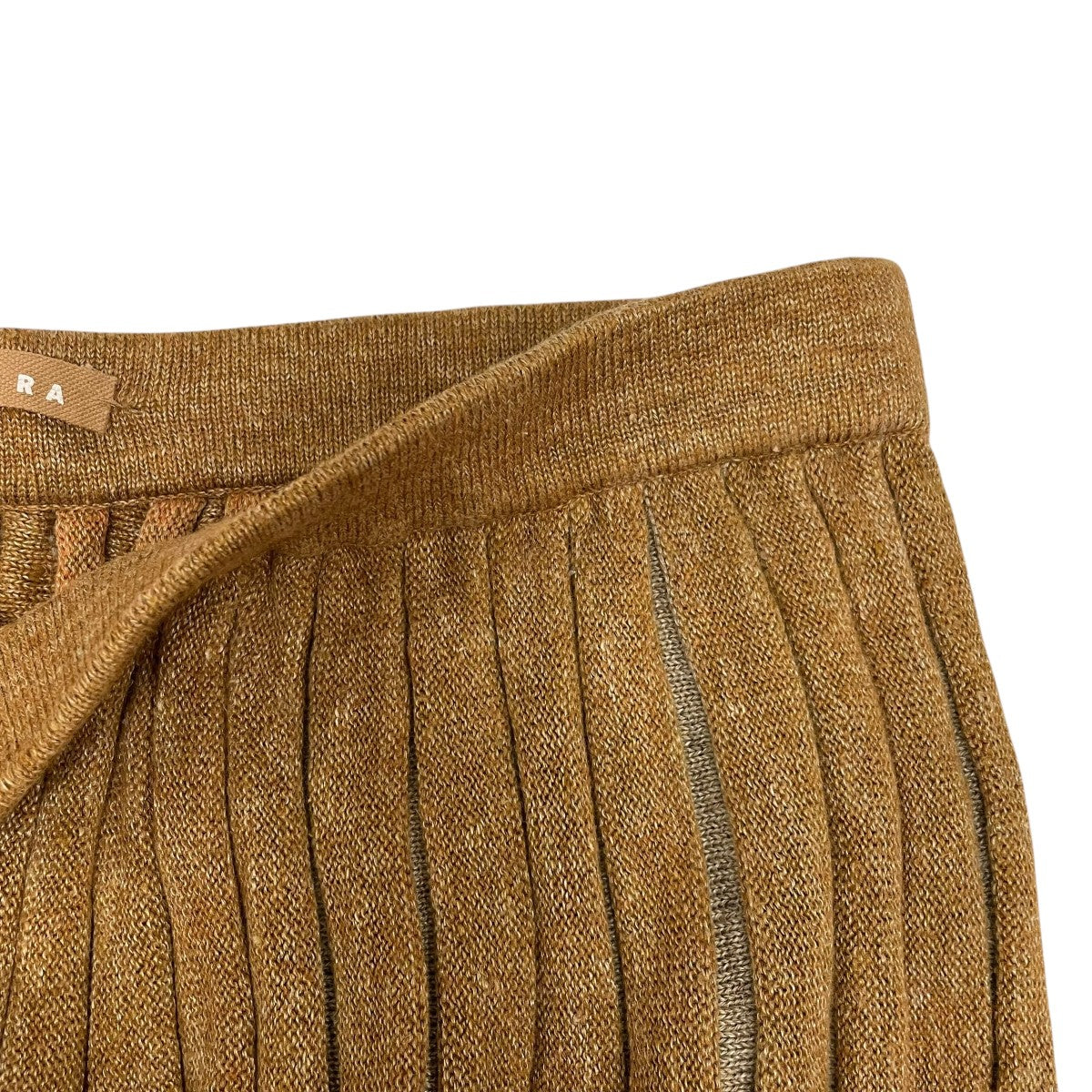 リネンコットンリブスカートK1002