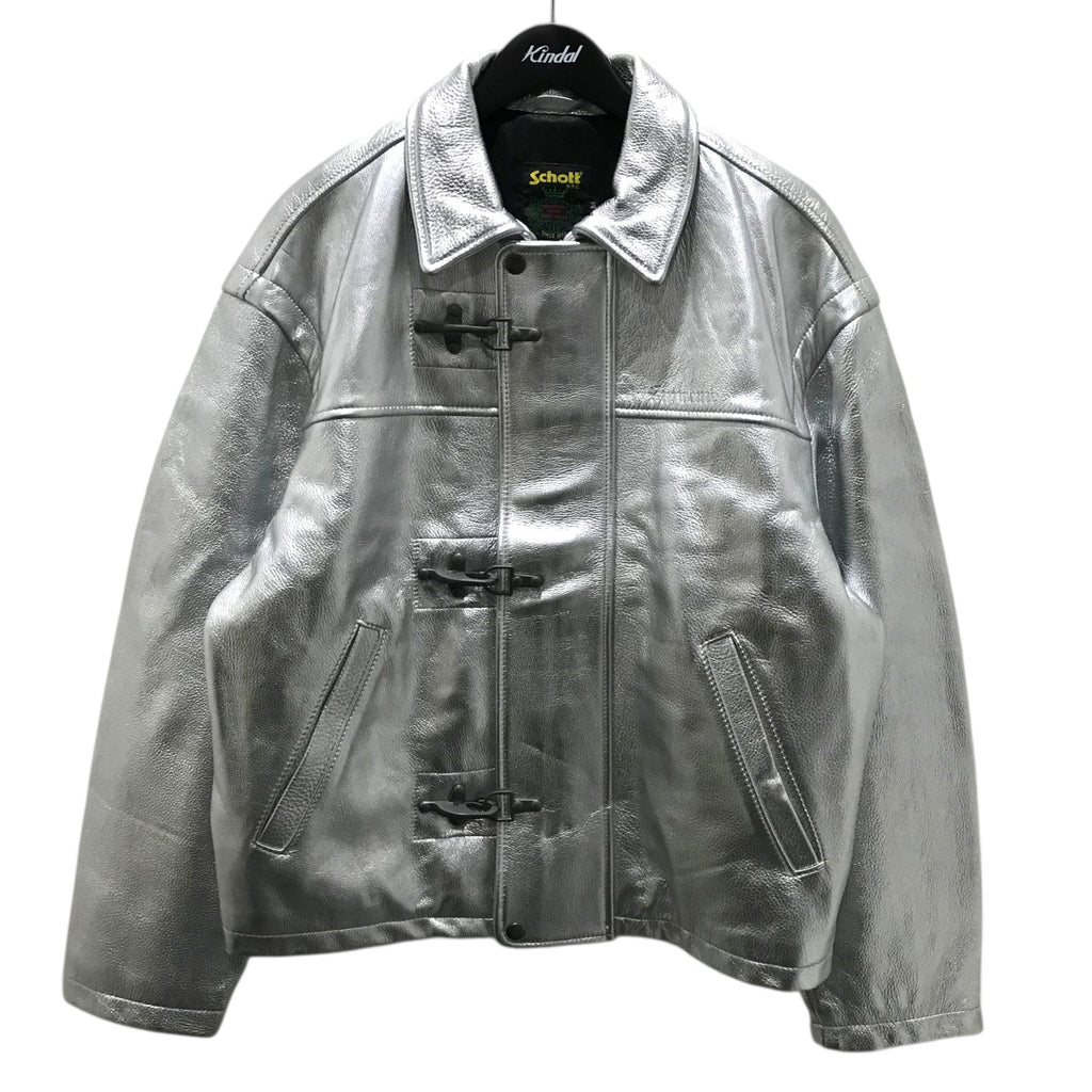 Supreme×Schott 25SS【Leather Clip Jacket】レザークリップジャケット 