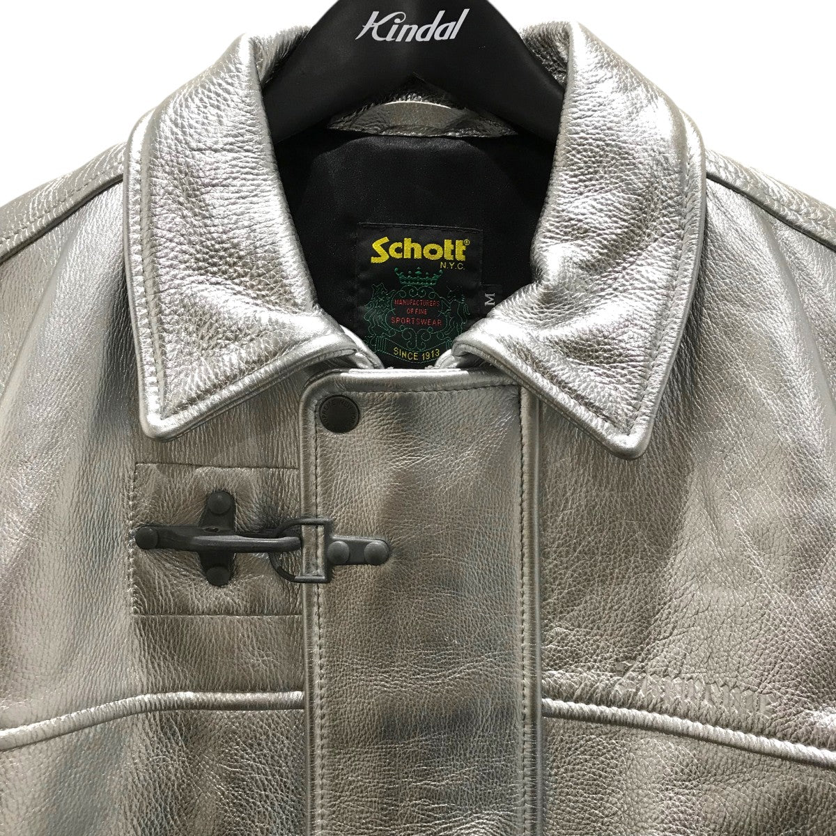 Supreme×Schott 25SS【Leather Clip Jacket】レザークリップジャケット 古着・中古-3枚目のアイテム画像