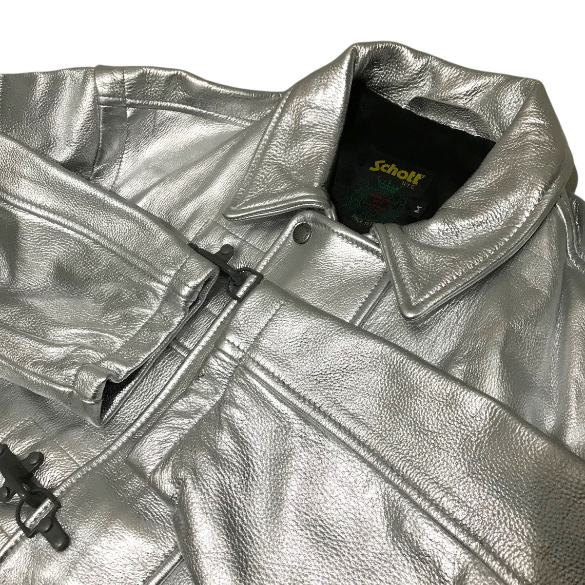 Supreme×Schott 25SS【Leather Clip Jacket】レザークリップジャケット 古着・中古-5枚目のアイテム画像
