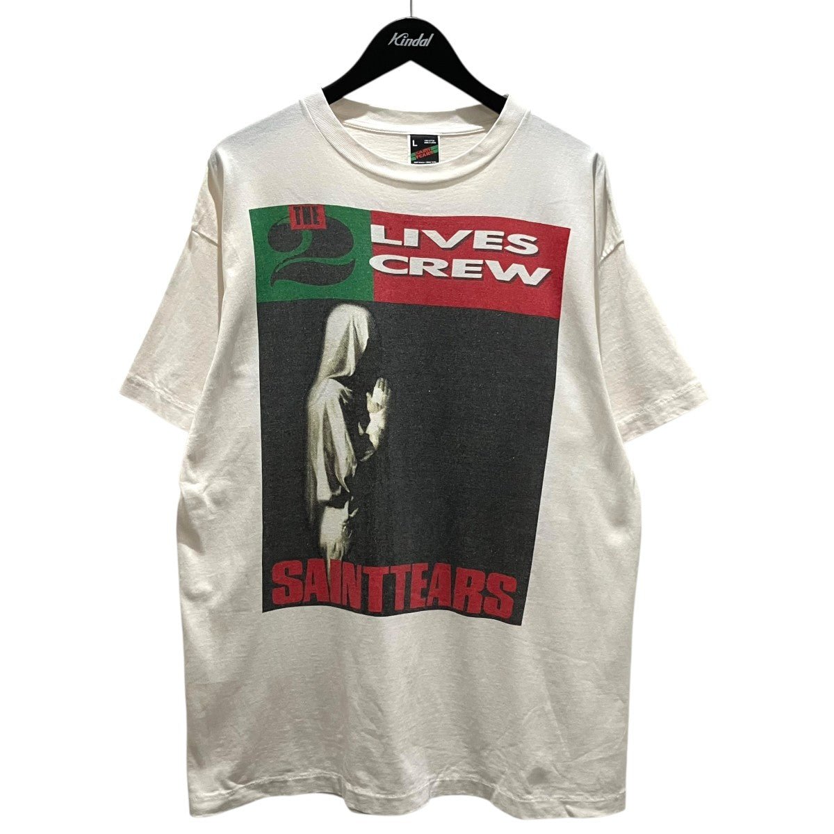 SAINT MICHAEL×Denim Tears 【TEE LIVE CREW】プリントTシャツSM-YS8-0000-C01 古着・中古-1枚目のアイテム画像