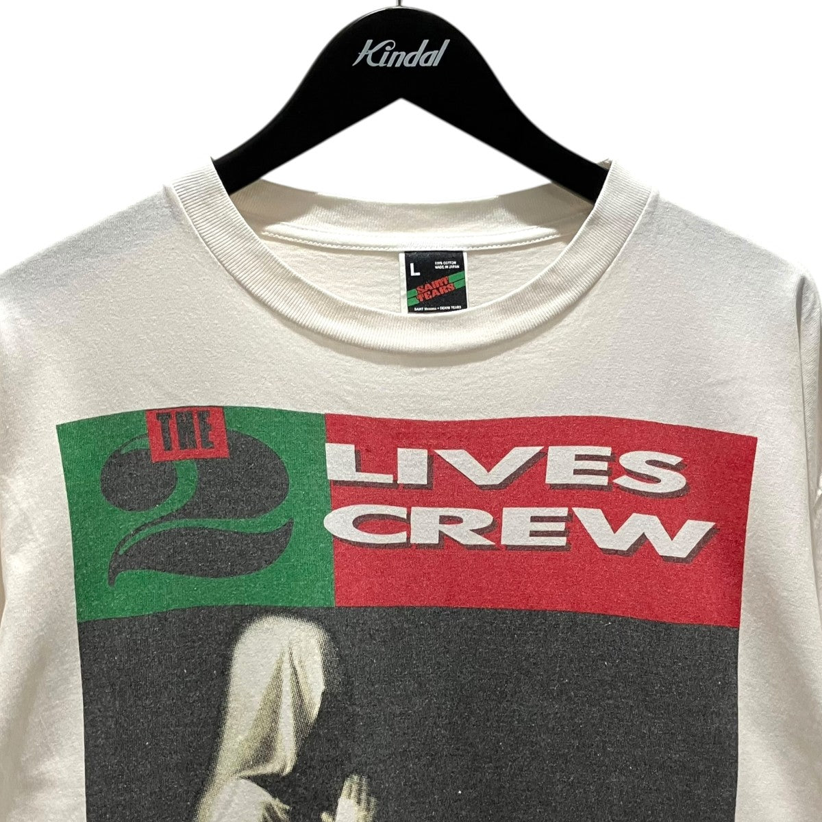 SAINT MICHAEL×Denim Tears 【TEE LIVE CREW】プリントTシャツSM-YS8-0000-C01 古着・中古-3枚目のアイテム画像
