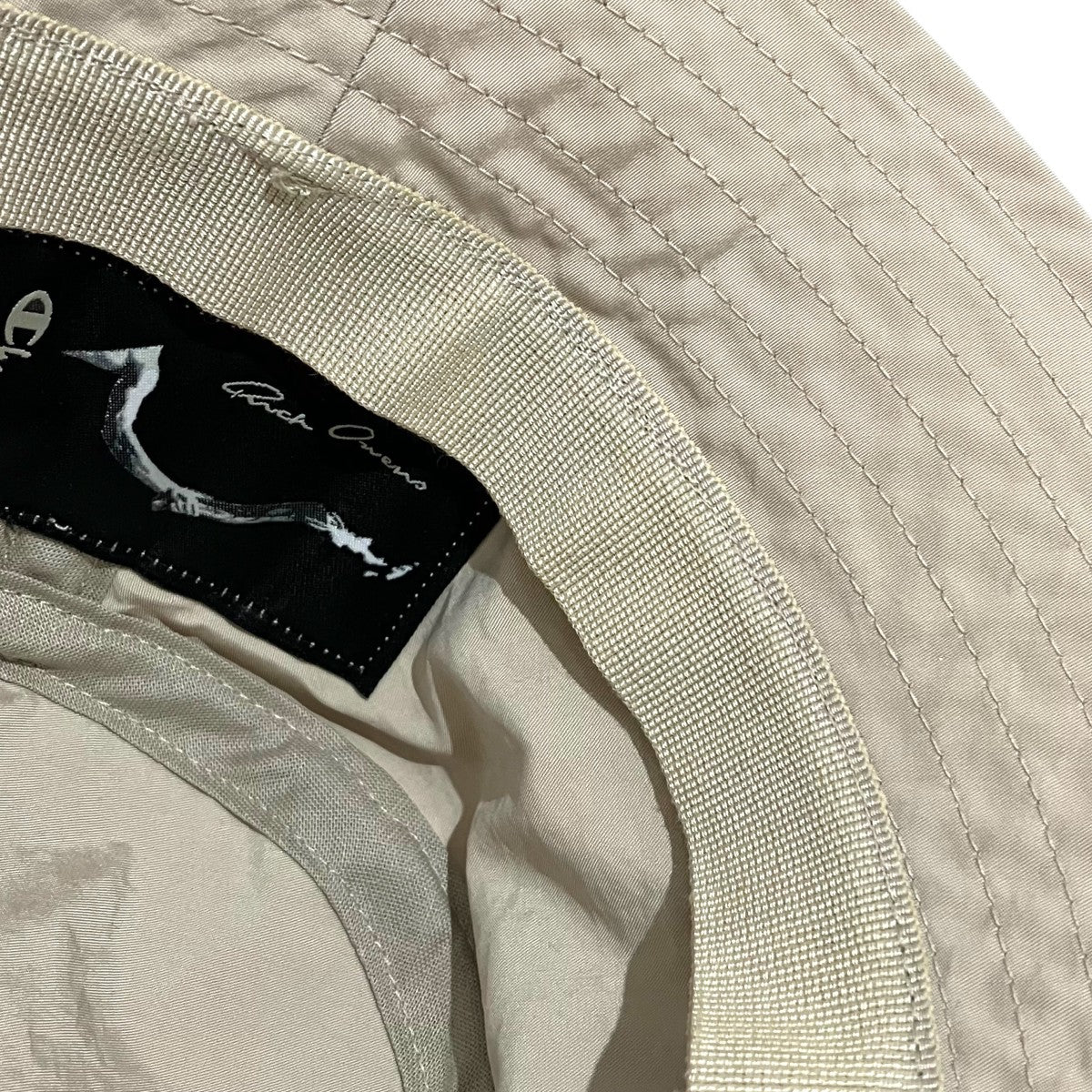 RICK OWENS×Champion ナイロンバケットハットCW20S0033 古着・中古-8枚目のアイテム画像