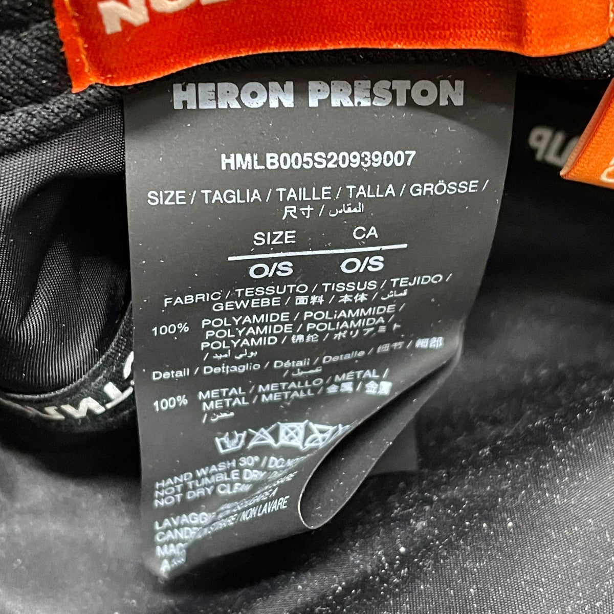 HERON PRESTON バケットハットHMLB005S20939007 古着・中古-5枚目のアイテム画像