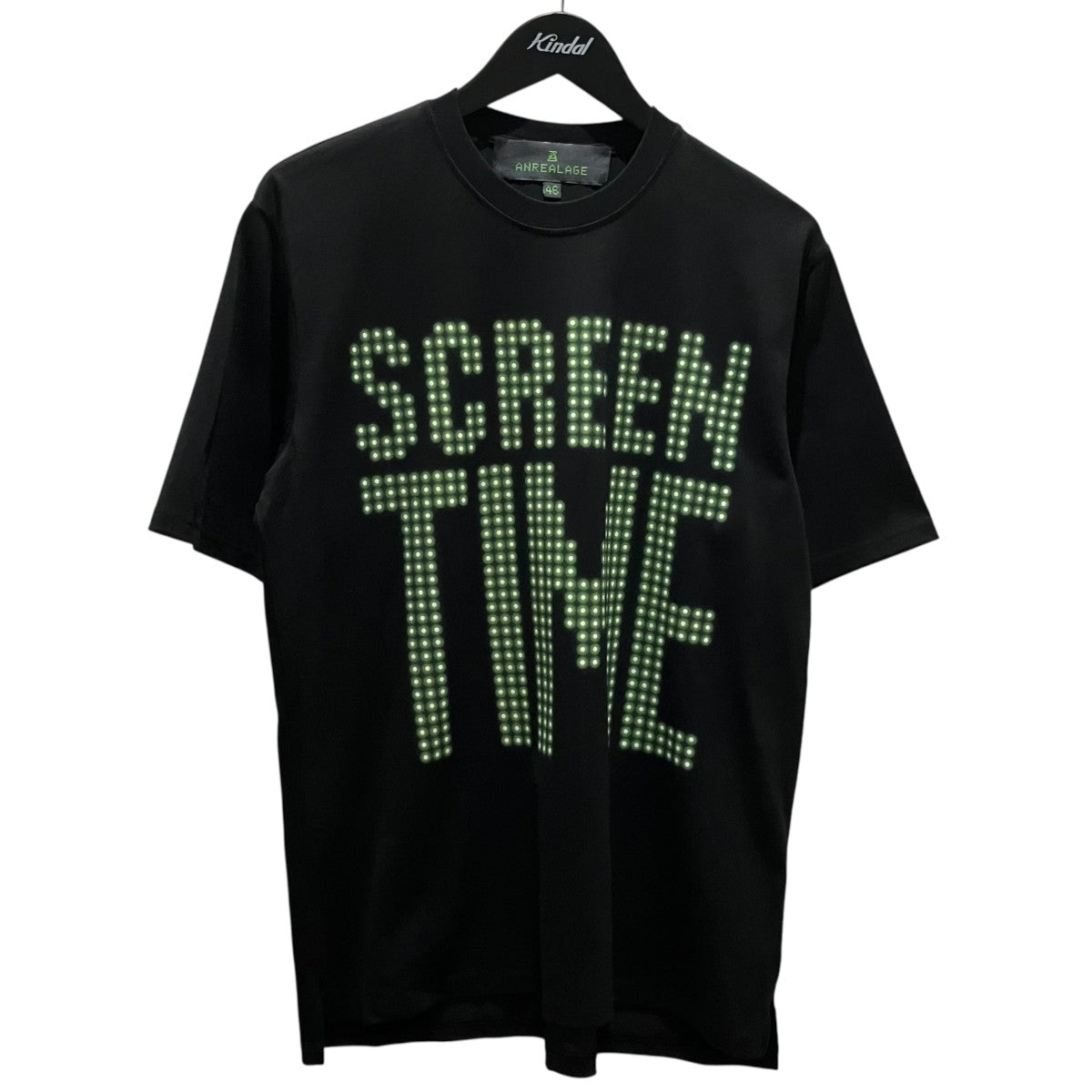 ANREALAGE 【SCREEN TIME PRINT T-SHIRTS】プリントTシャツ 古着・中古-1枚目のアイテム画像
