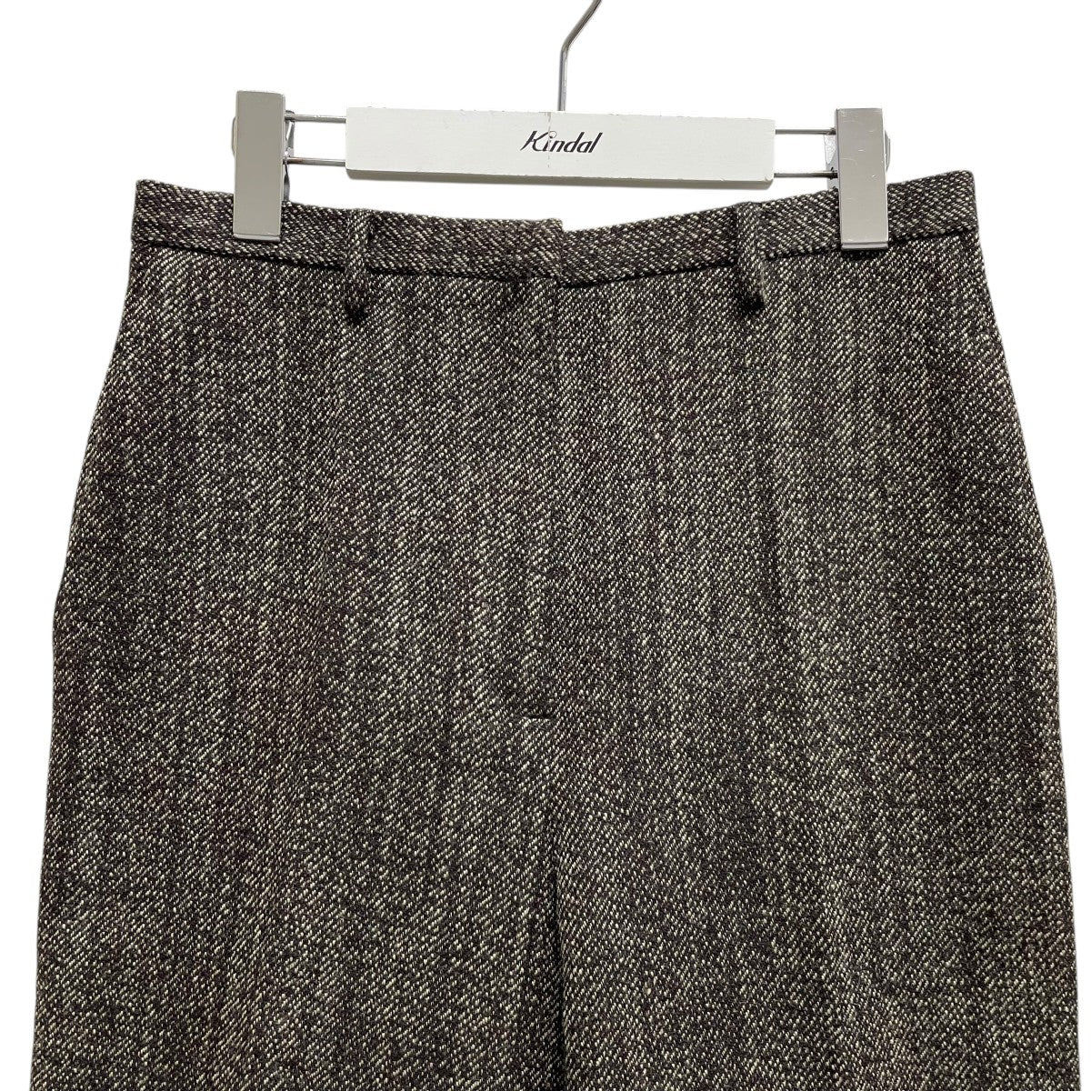 DES PRES(デプレ) ウールスラブミックス セミワイドクロップドパンツ