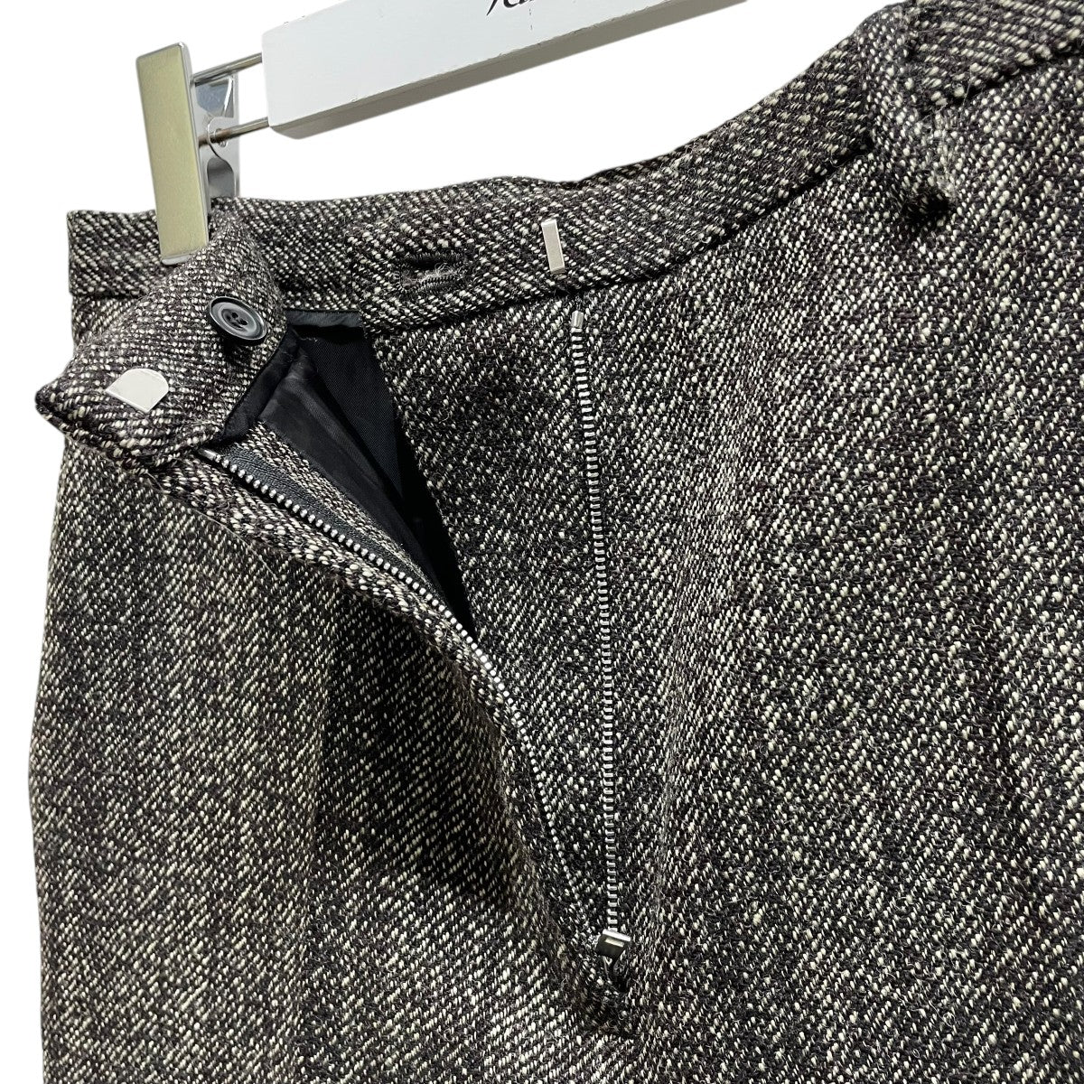 DES PRES(デプレ) ウールスラブミックス セミワイドクロップドパンツ