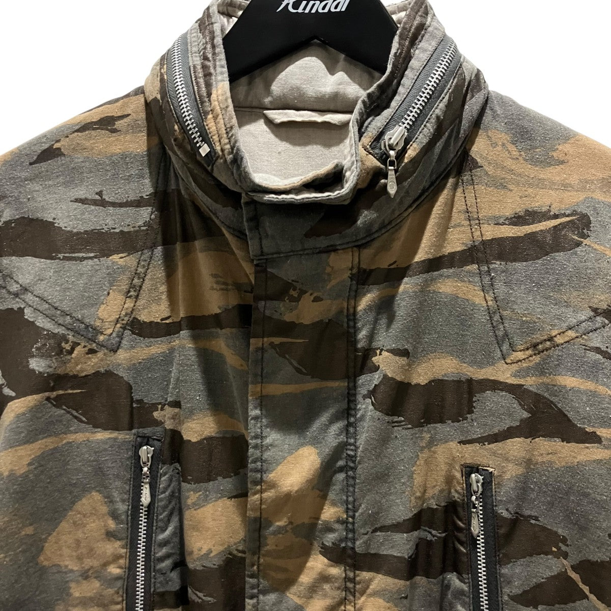 NICENESS 【TYNER Tiger Camouflage Field Jacket】ジップジャケット 古着・中古-3枚目のアイテム画像